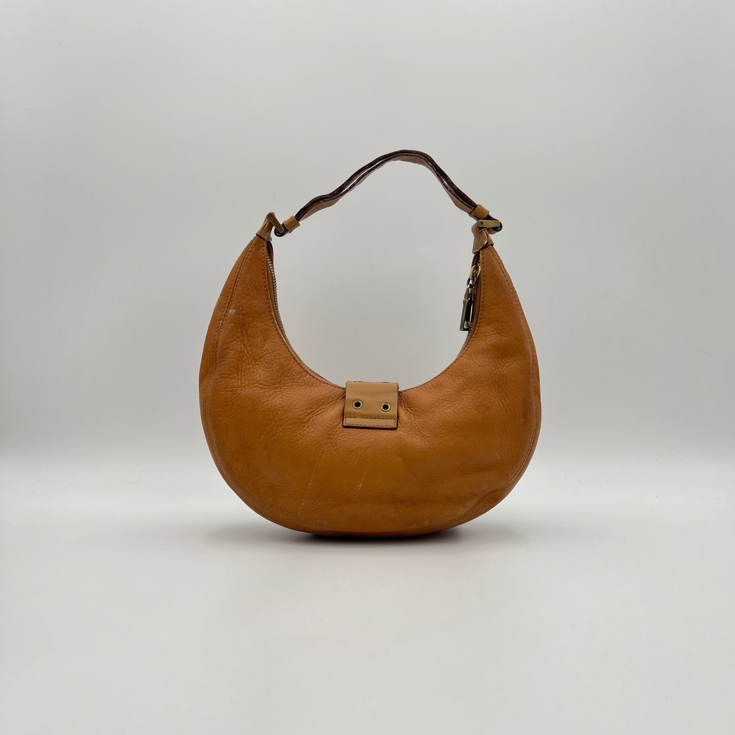 Christian Dior Brown Leather Street Chic Hobo Bag