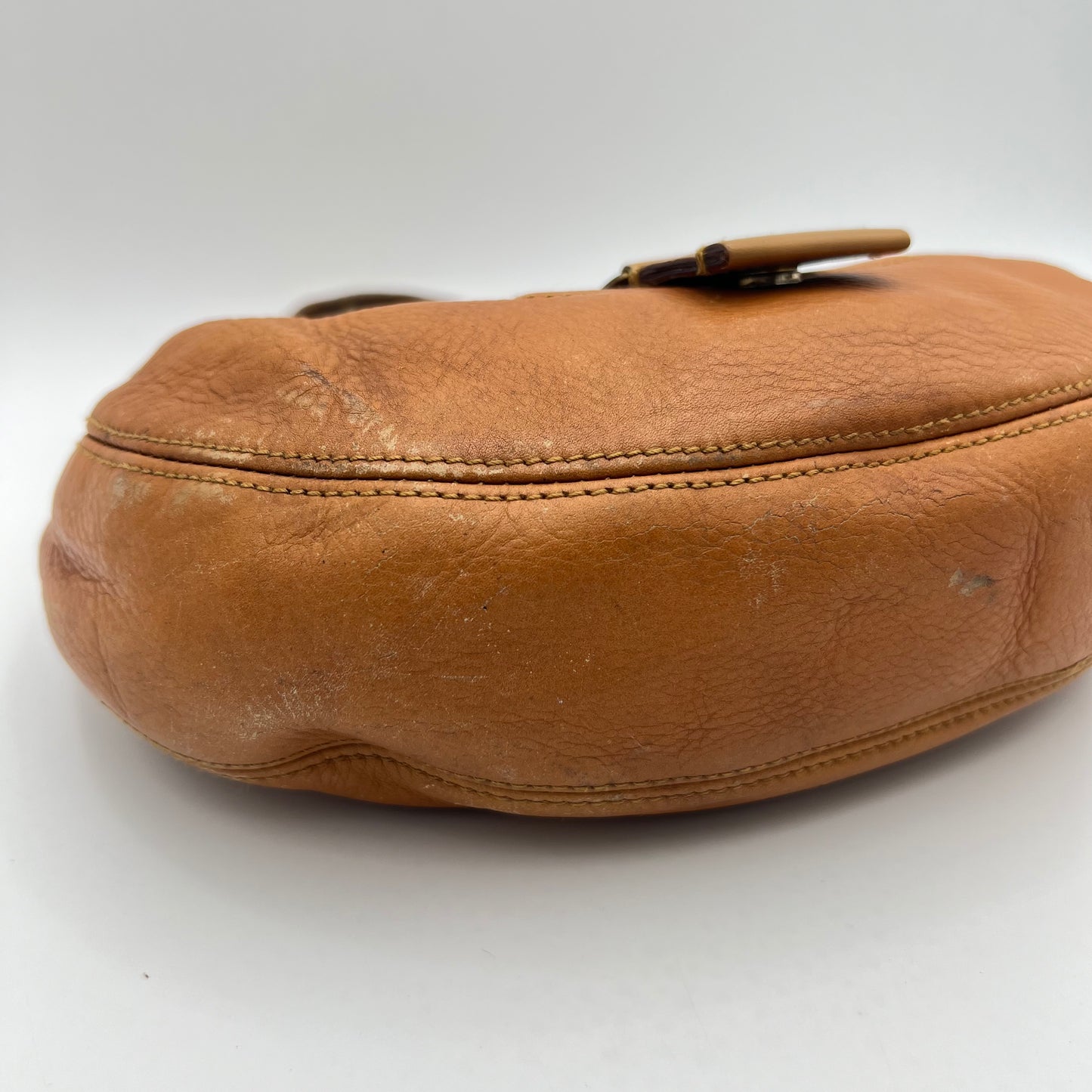 Christian Dior Brown Leather Street Chic Hobo Bag