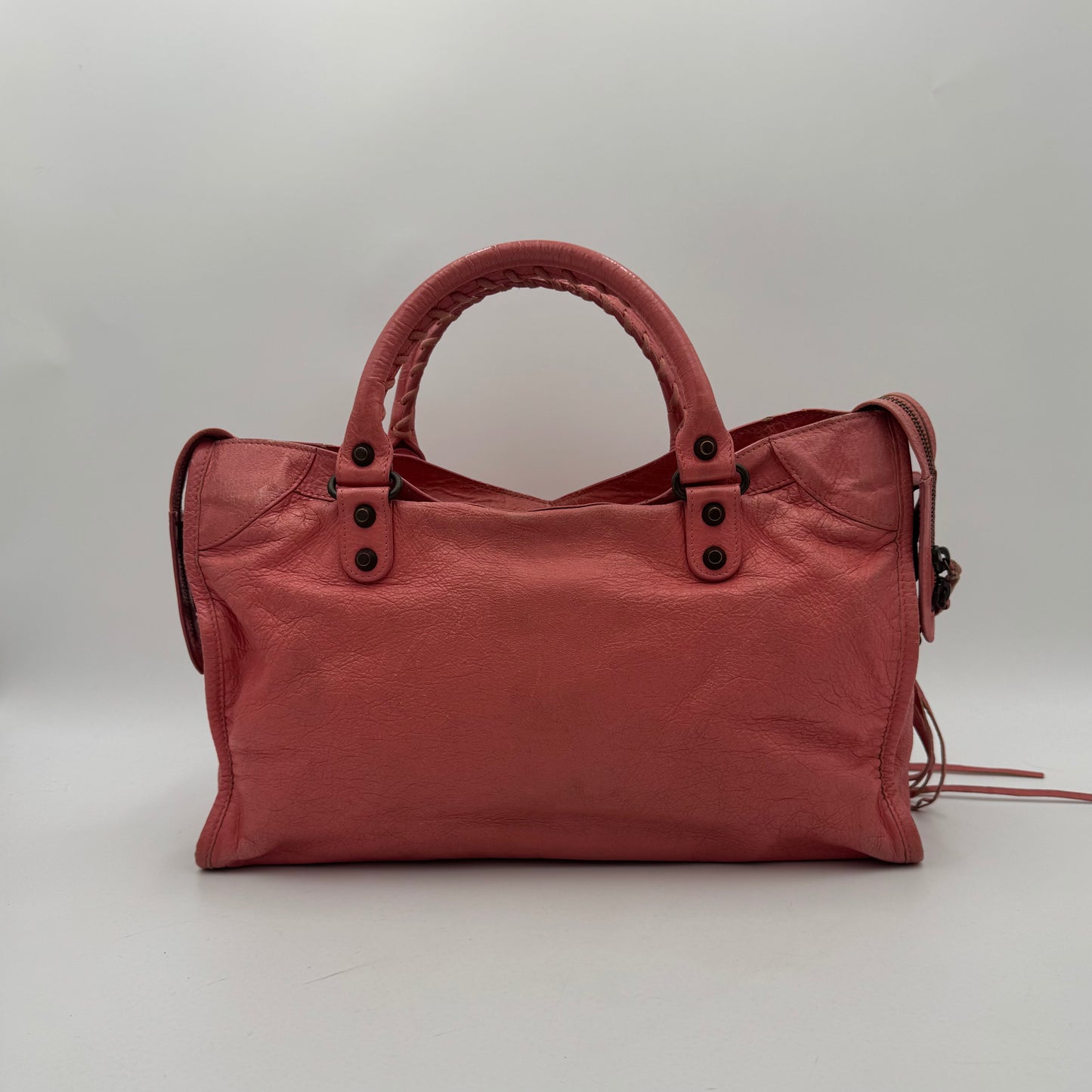 Balenciaga Rose Jaipue Pink Leather Classic City