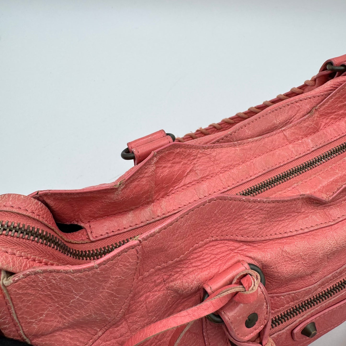Balenciaga Rose Jaipue Pink Leather Classic City