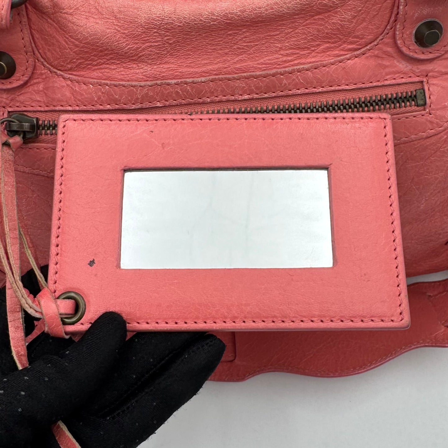 Balenciaga Rose Jaipue Pink Leather Classic City
