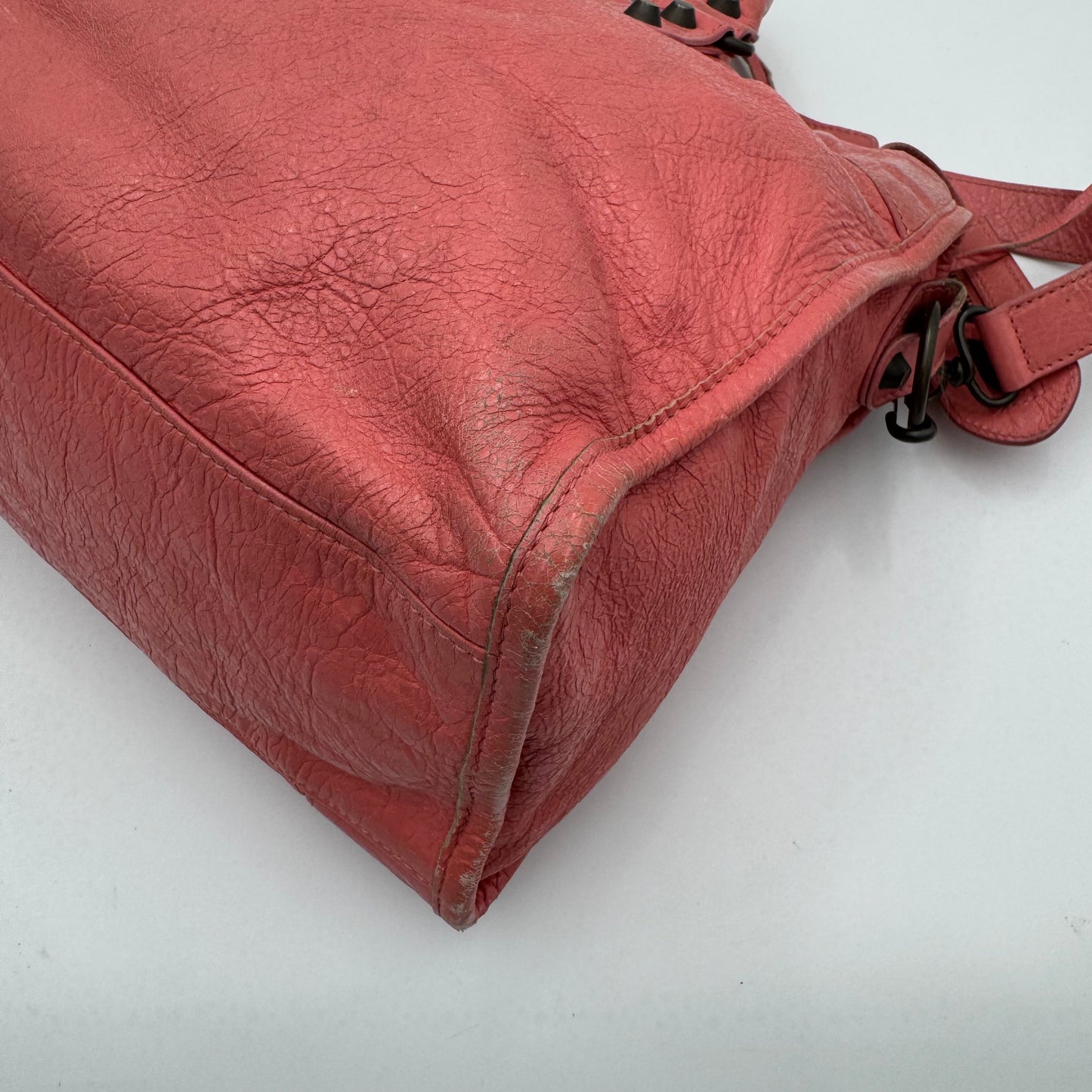 Balenciaga Rose Jaipue Pink Leather Classic City