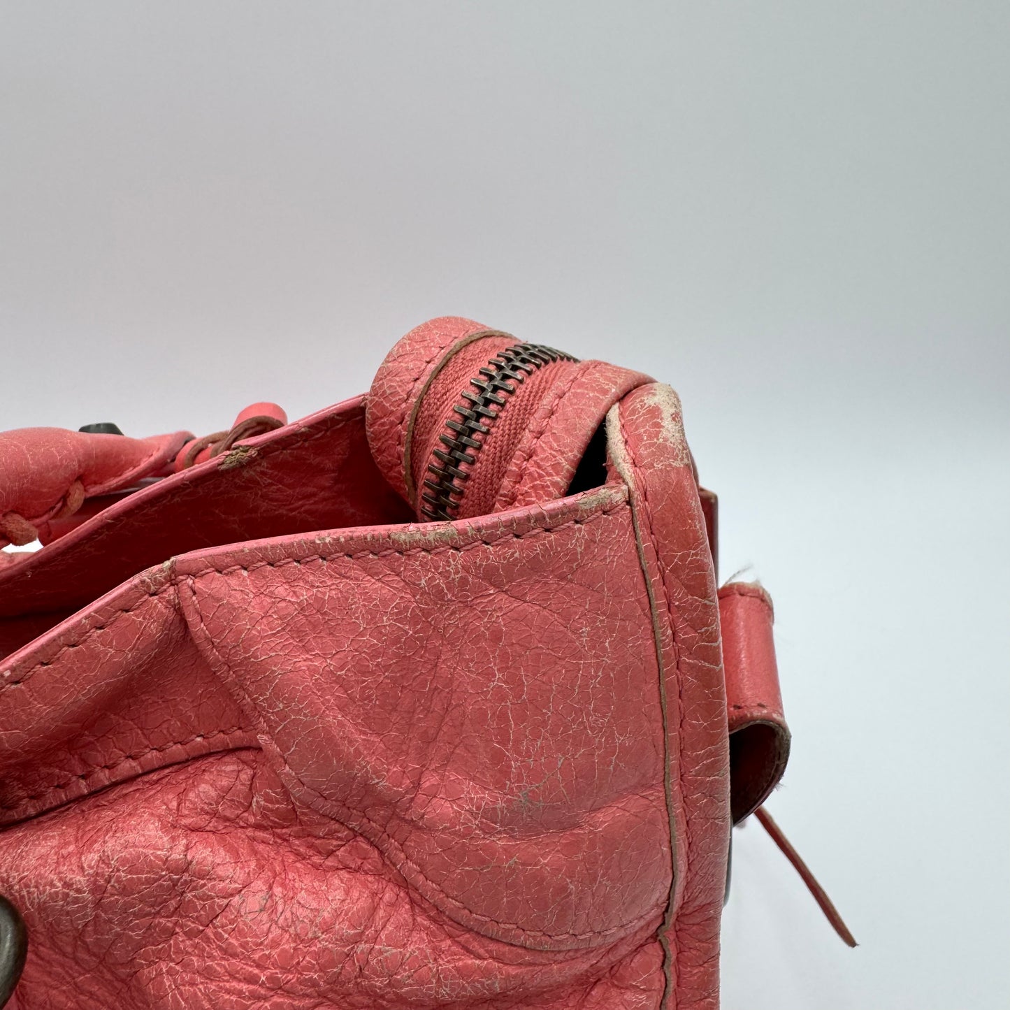 Balenciaga Rose Jaipue Pink Leather Classic City