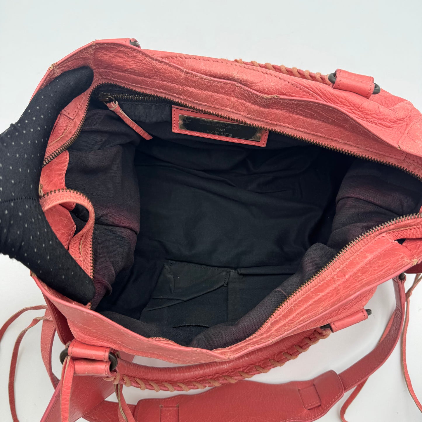 Balenciaga Rose Jaipue Pink Leather Classic City