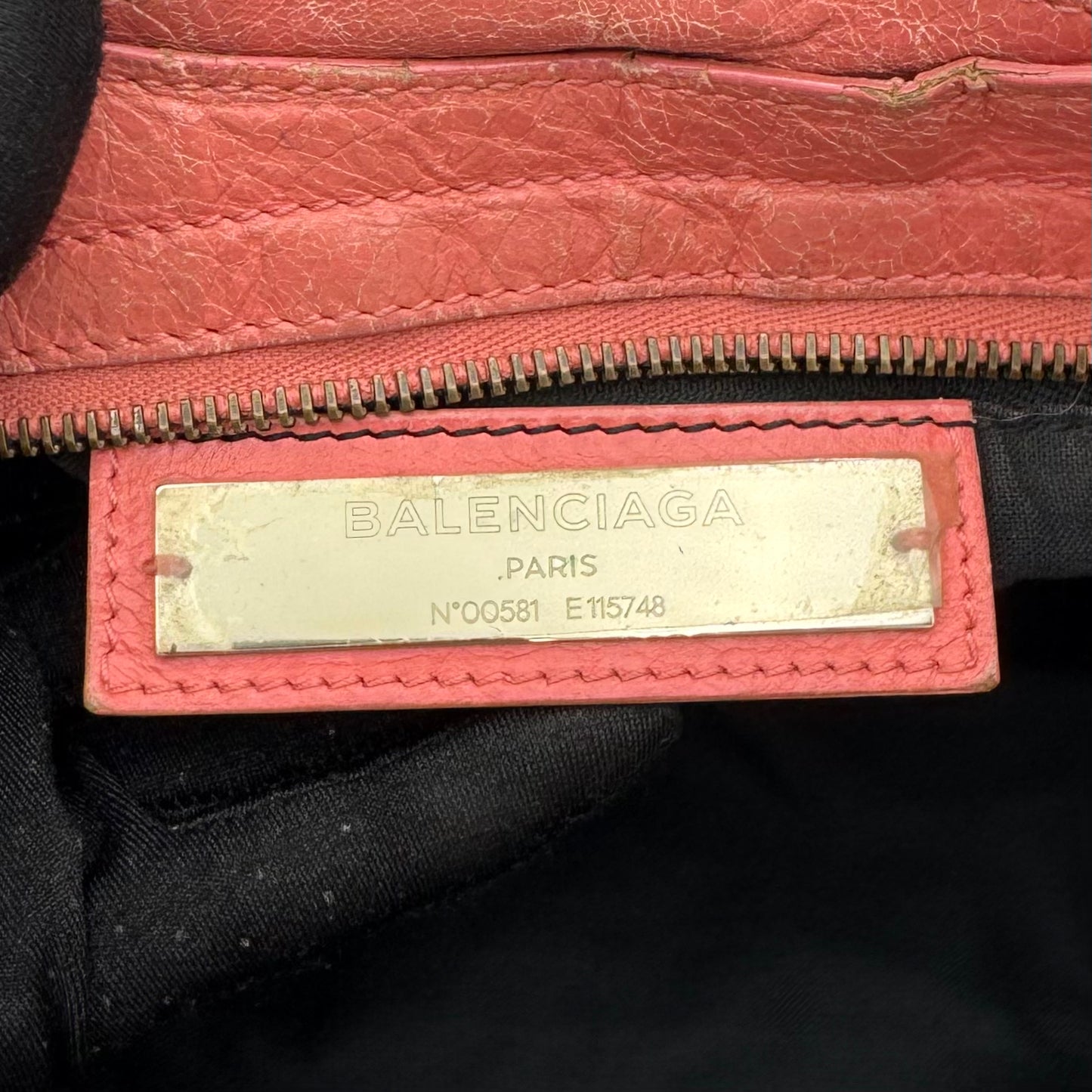 Balenciaga Rose Jaipue Pink Leather Classic City