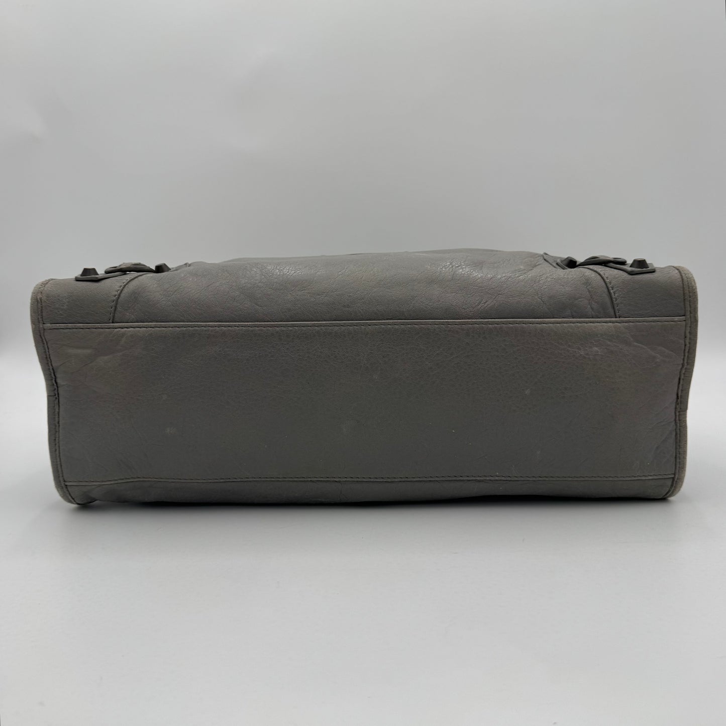 Balenciaga Gray Leather Classic City