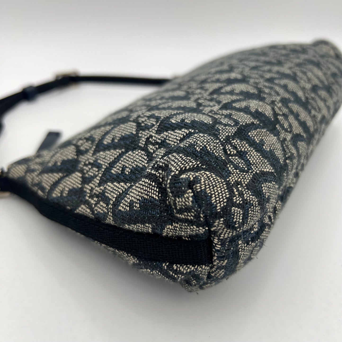 Christian Dior Blue Monogram Canvas Hobo Pochette (BO B 0101)