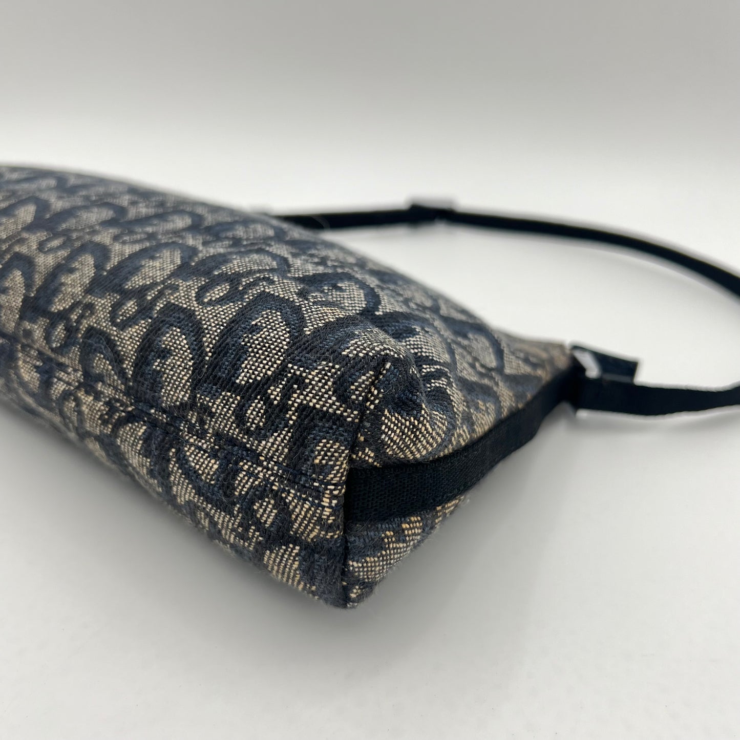 Christian Dior Blue Monogram Canvas Hobo Pochette (PZ 0072)