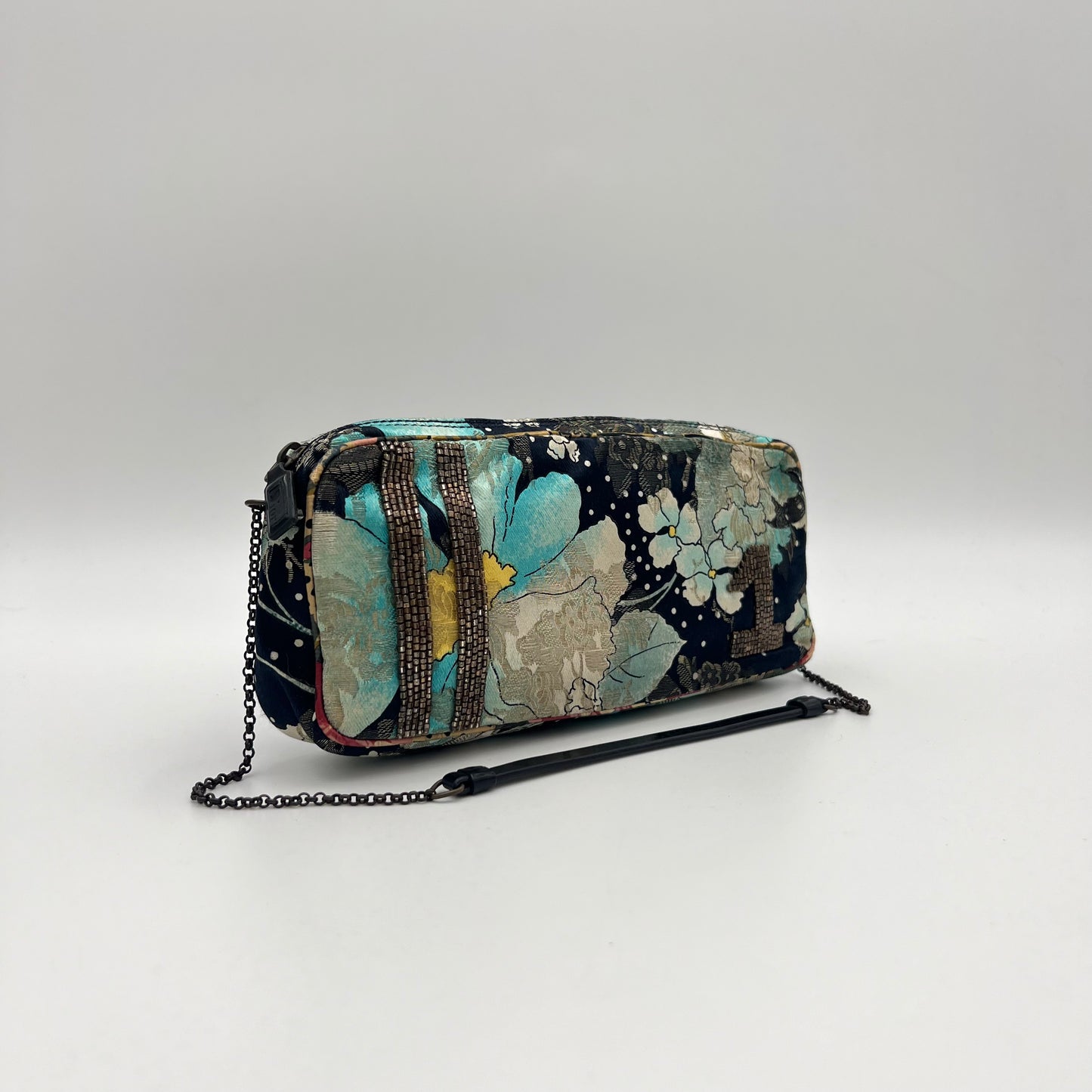 Christian Dior John Galliano F/W 01 No.1 Embellished Jacquard Floral Pochette