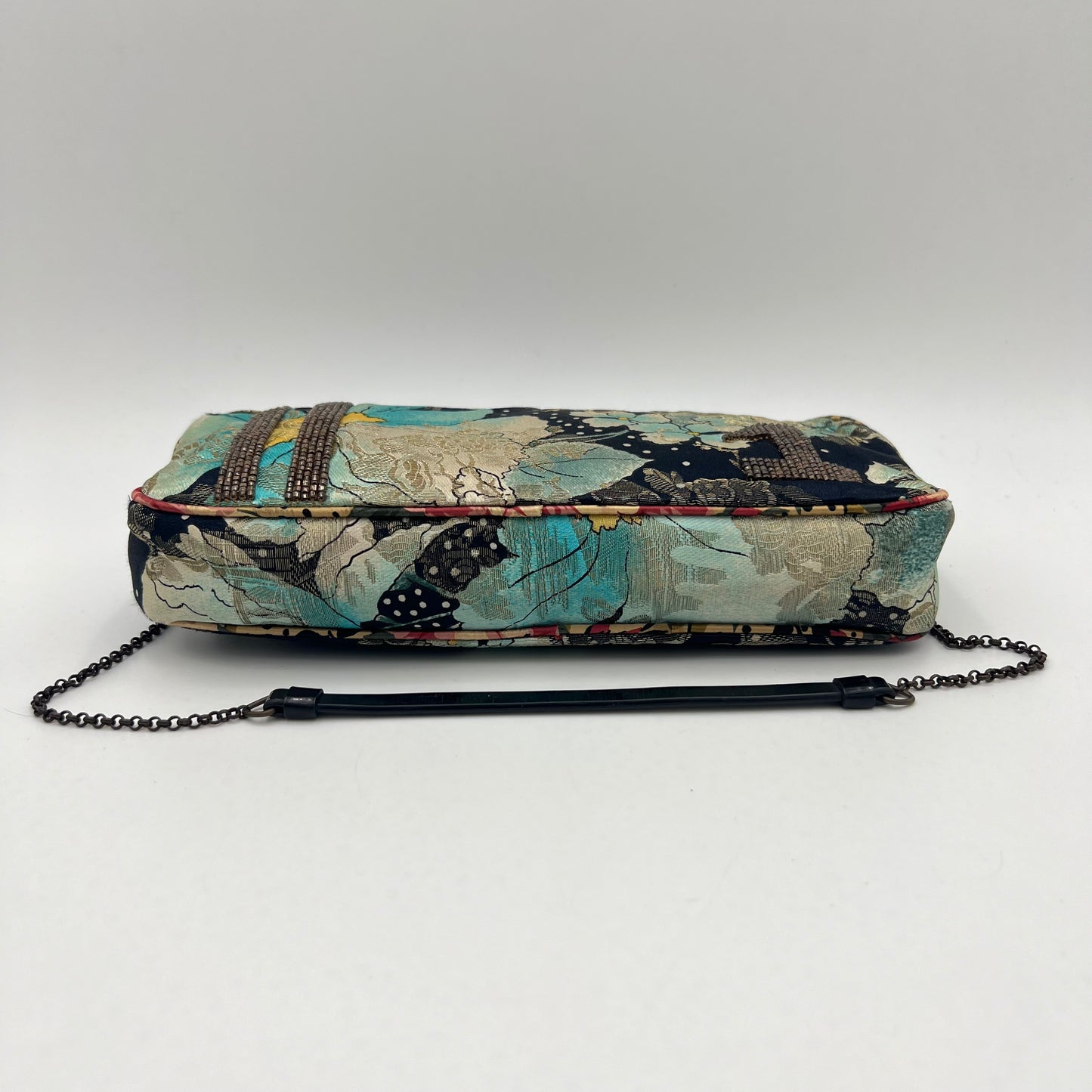 Christian Dior John Galliano F/W 01 No.1 Embellished Jacquard Floral Pochette