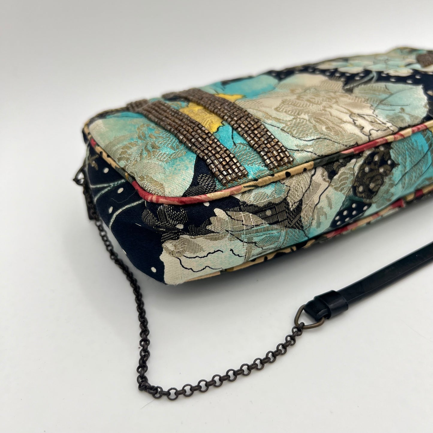 Christian Dior John Galliano F/W 01 No.1 Embellished Jacquard Floral Pochette