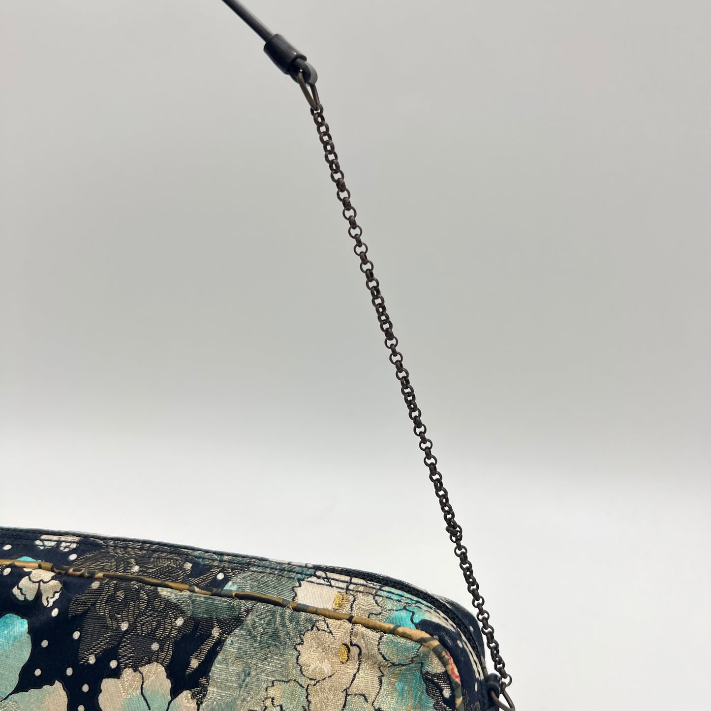 Christian Dior John Galliano F/W 01 No.1 Embellished Jacquard Floral Pochette