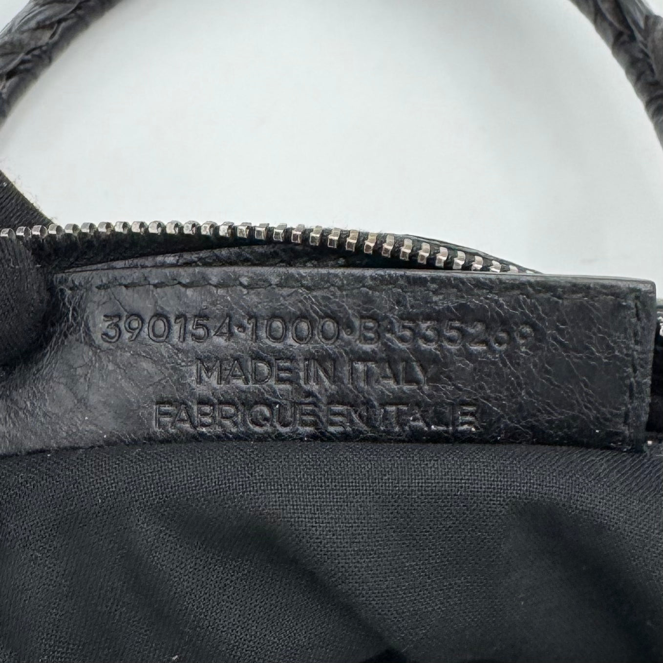 Balenciaga Black Arena Lambskin Metallic Edge City SHW