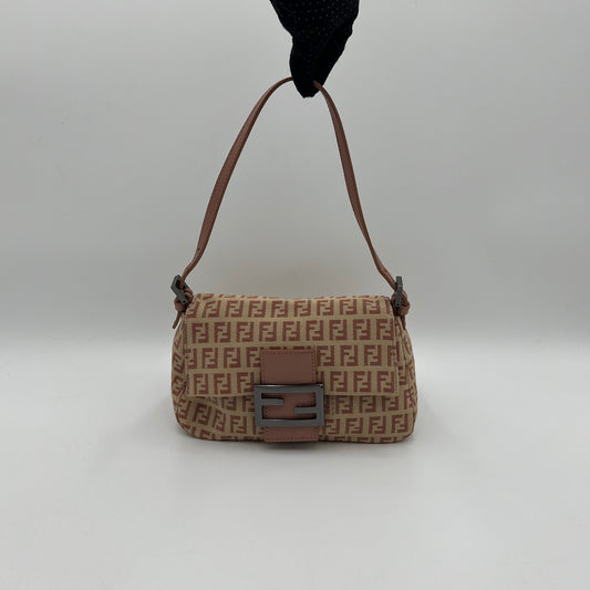 Fendi Pink Zucchino Baguette