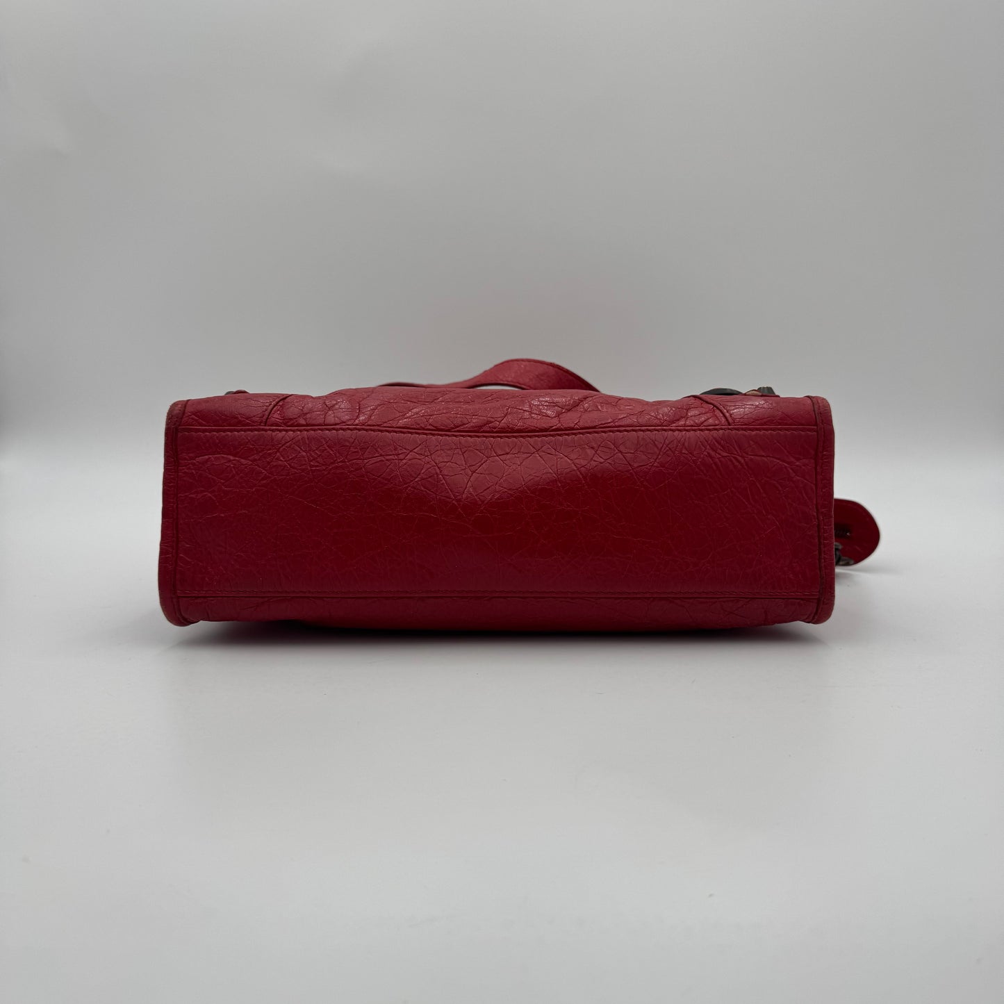 Balenciaga Red Leather Classic Small City