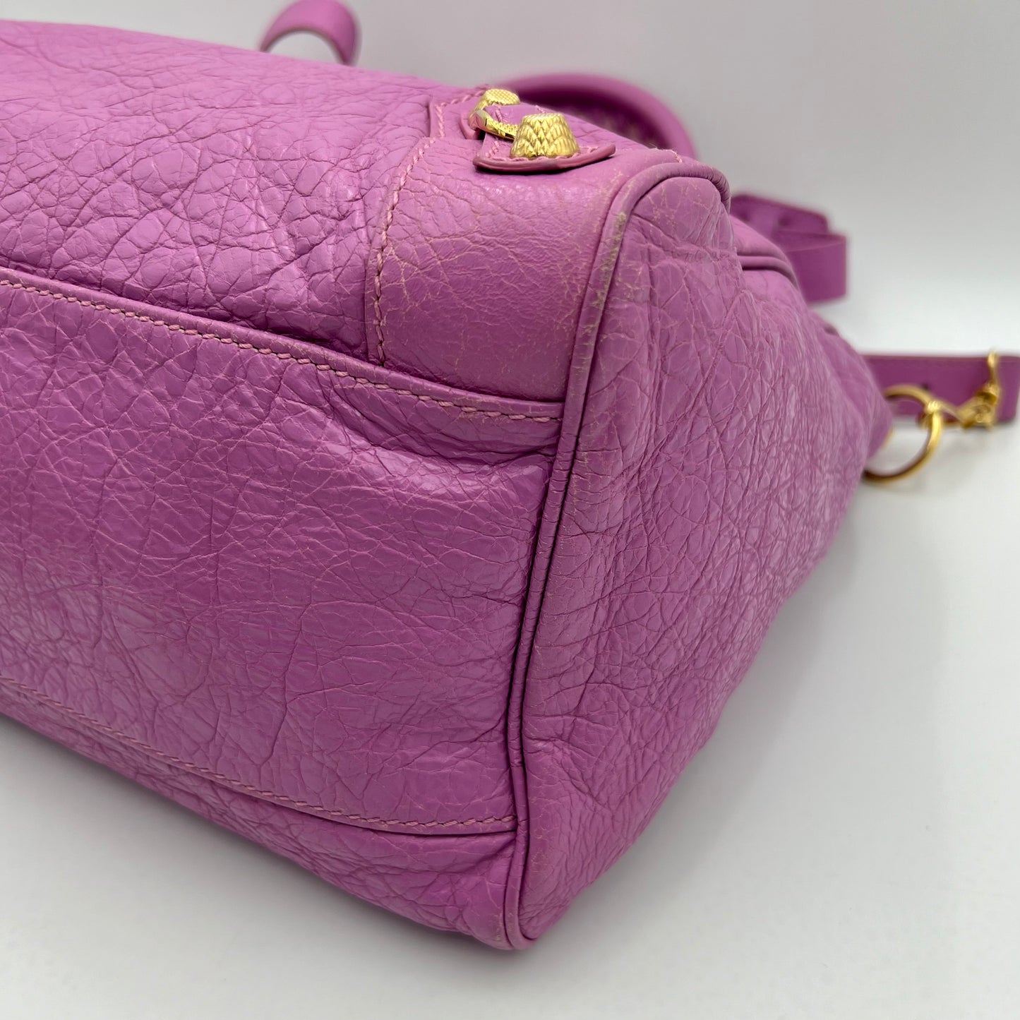 Balenciaga Purple Leather Giant 12 Velo GHW