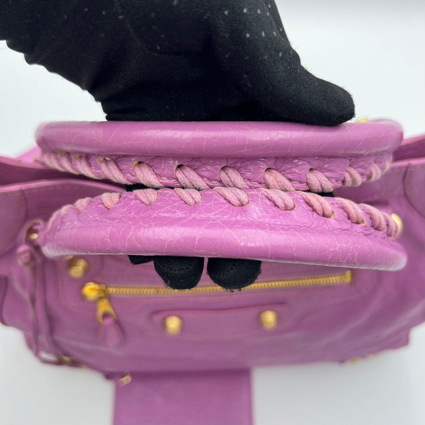 Balenciaga Purple Leather Giant 12 Velo GHW