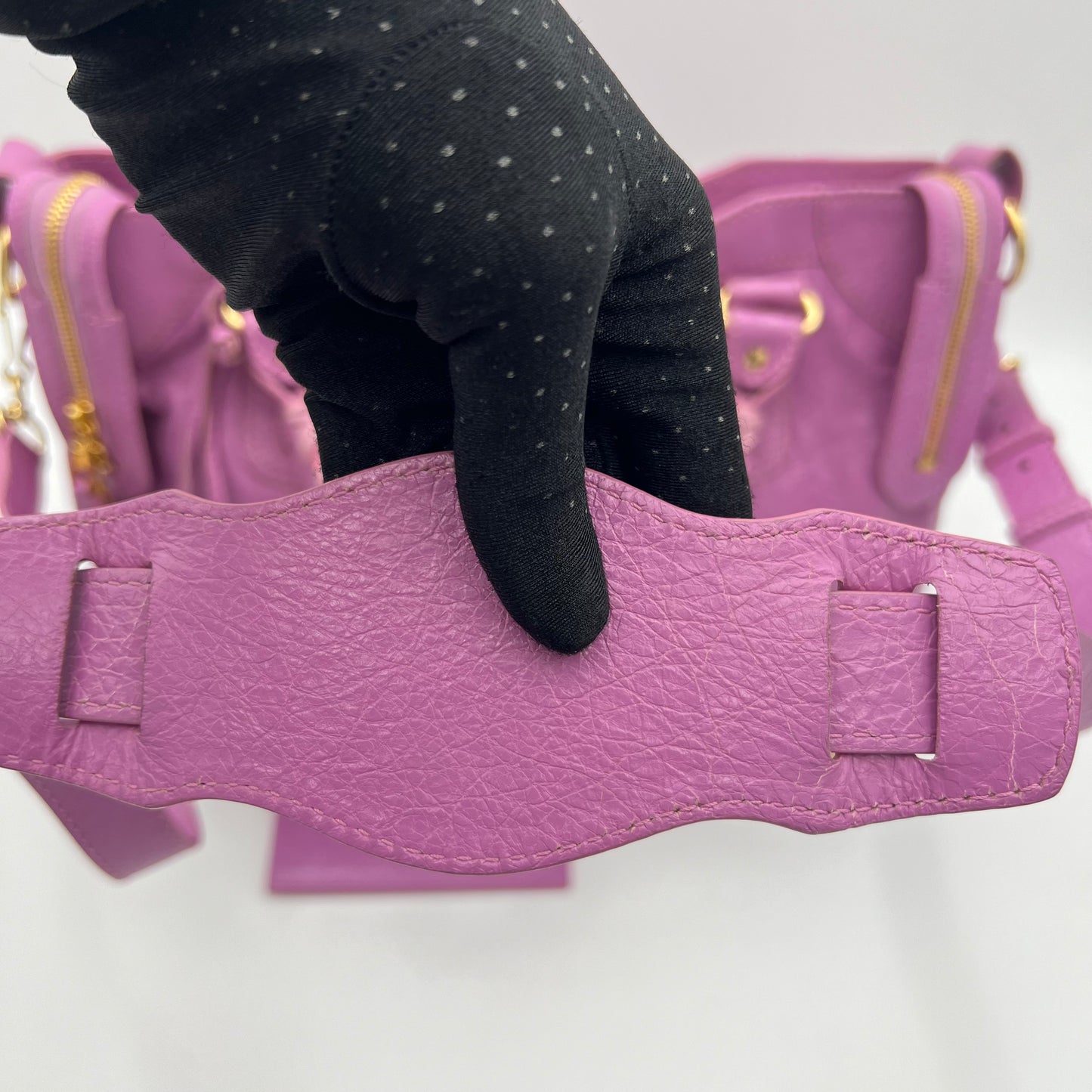 Balenciaga Purple Leather Giant 12 Velo GHW