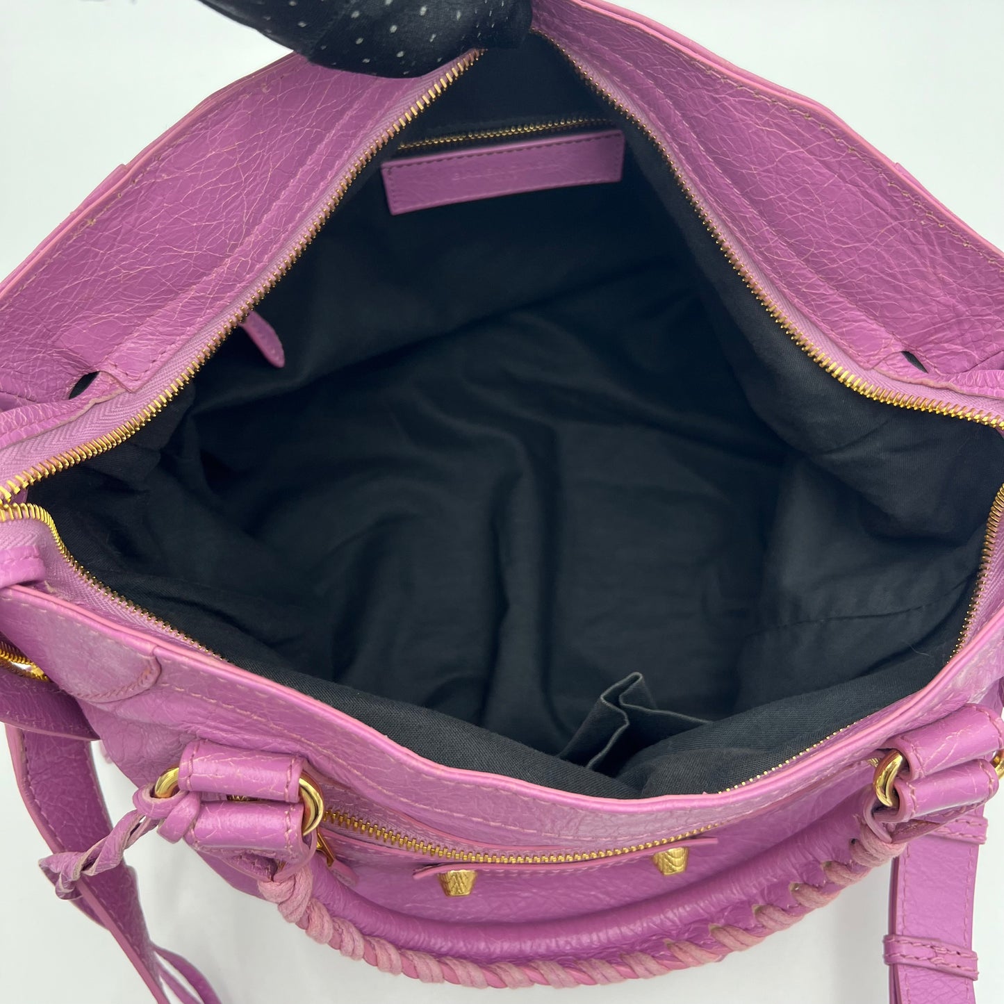 Balenciaga Purple Leather Giant 12 Velo GHW