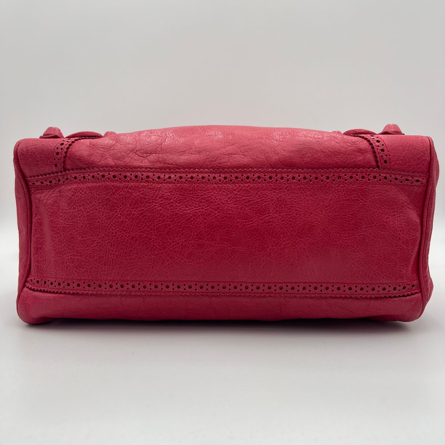 Balenciaga Pink Leather Giant City Bag