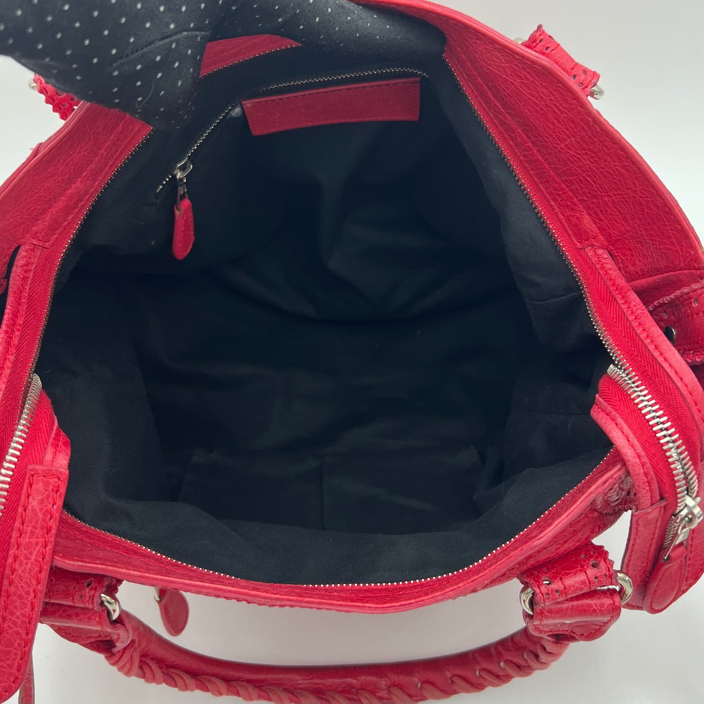 Balenciaga Pink Leather Giant City Bag