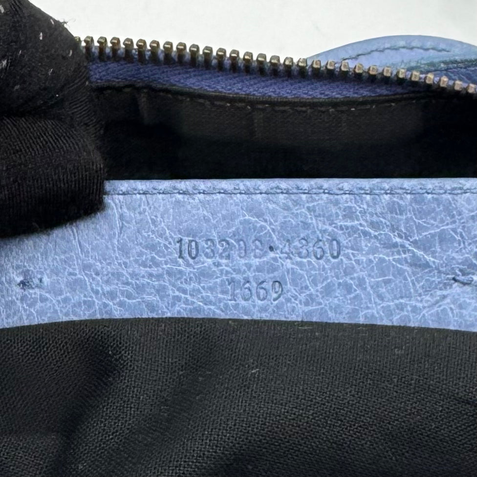 Balenciaga Powder Blue Leather Classic First
