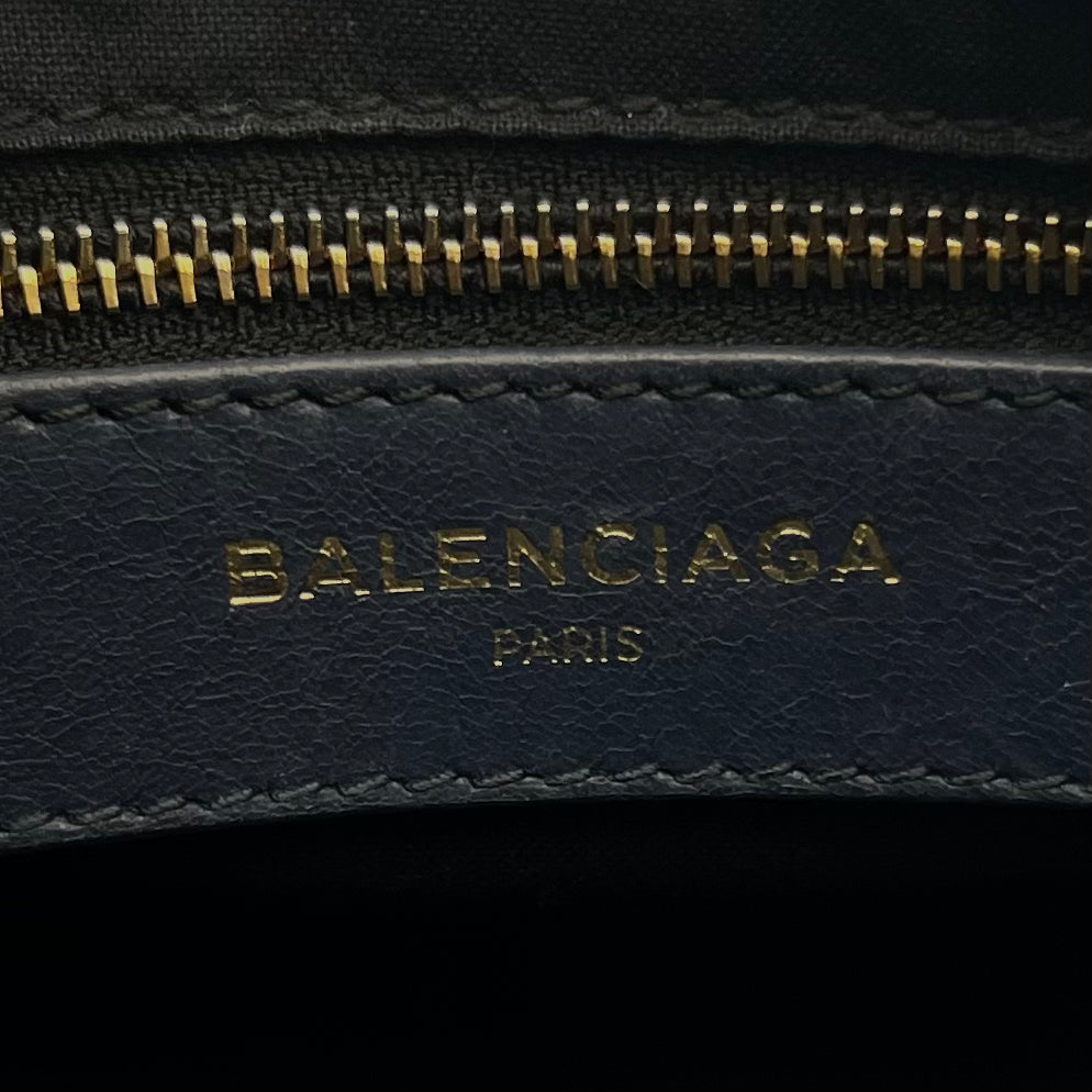 Balenciaga Navy Blue Giant 12 Mini City GHW