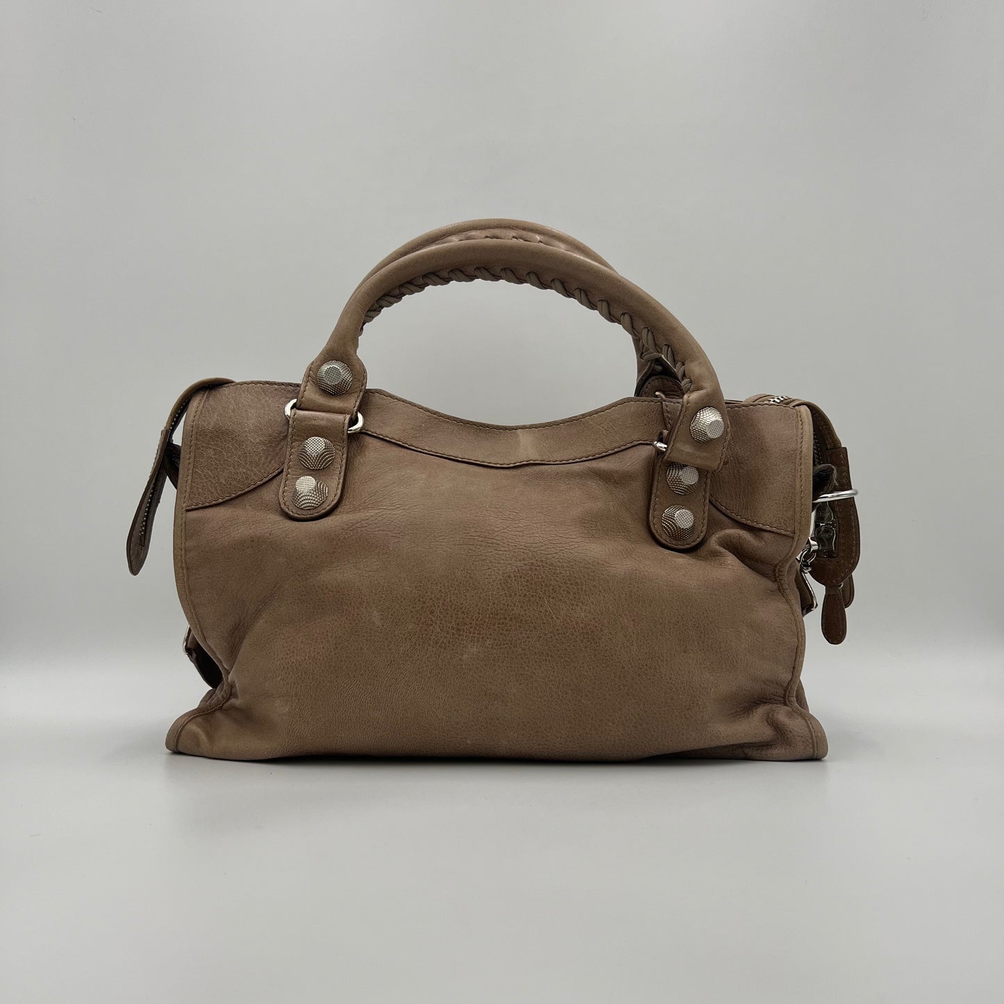 Balenciaga Seigle Beige Lambskin Giant 21 City SHW