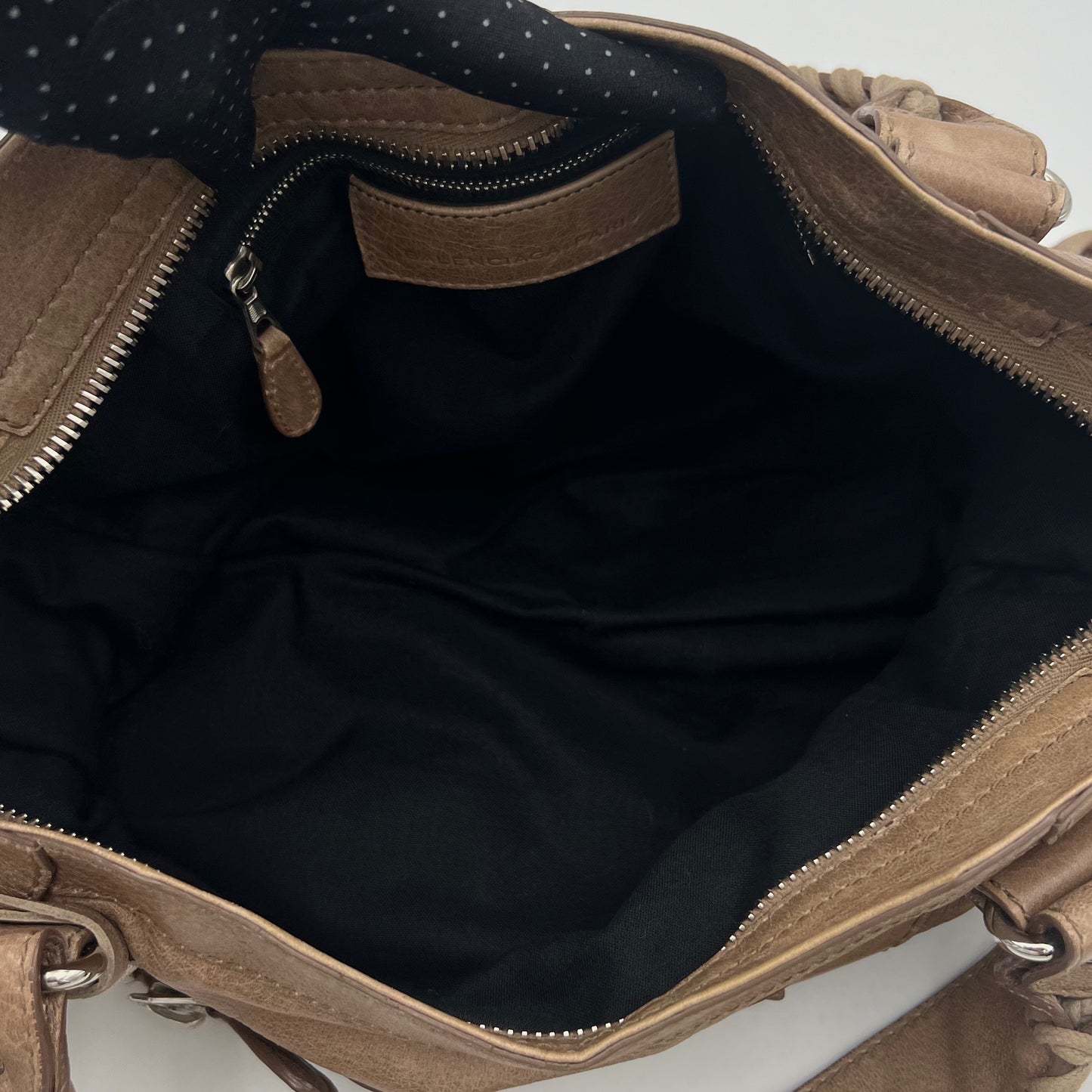 Balenciaga Seigle Beige Lambskin Giant 21 City SHW