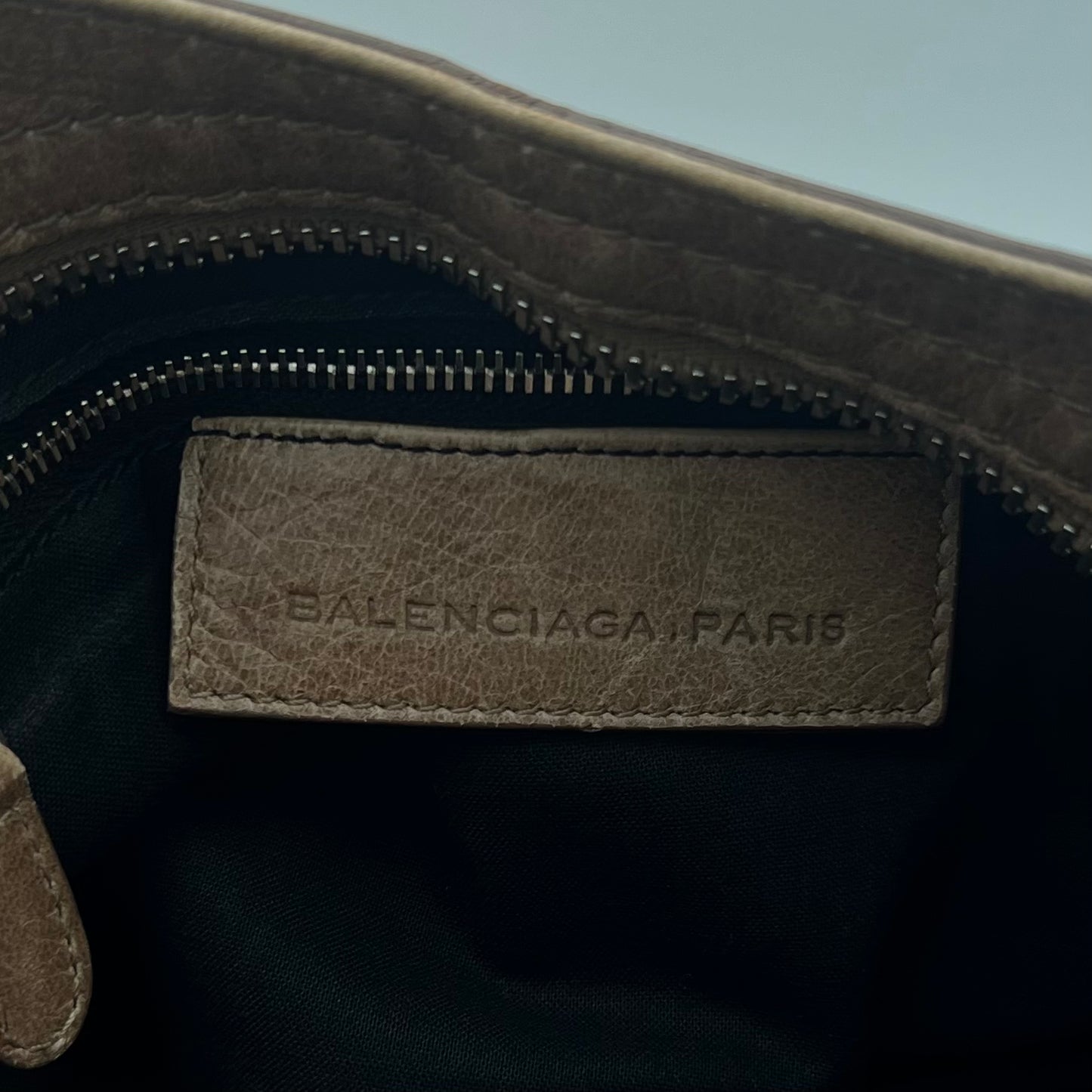 Balenciaga Seigle Beige Lambskin Giant 21 City SHW