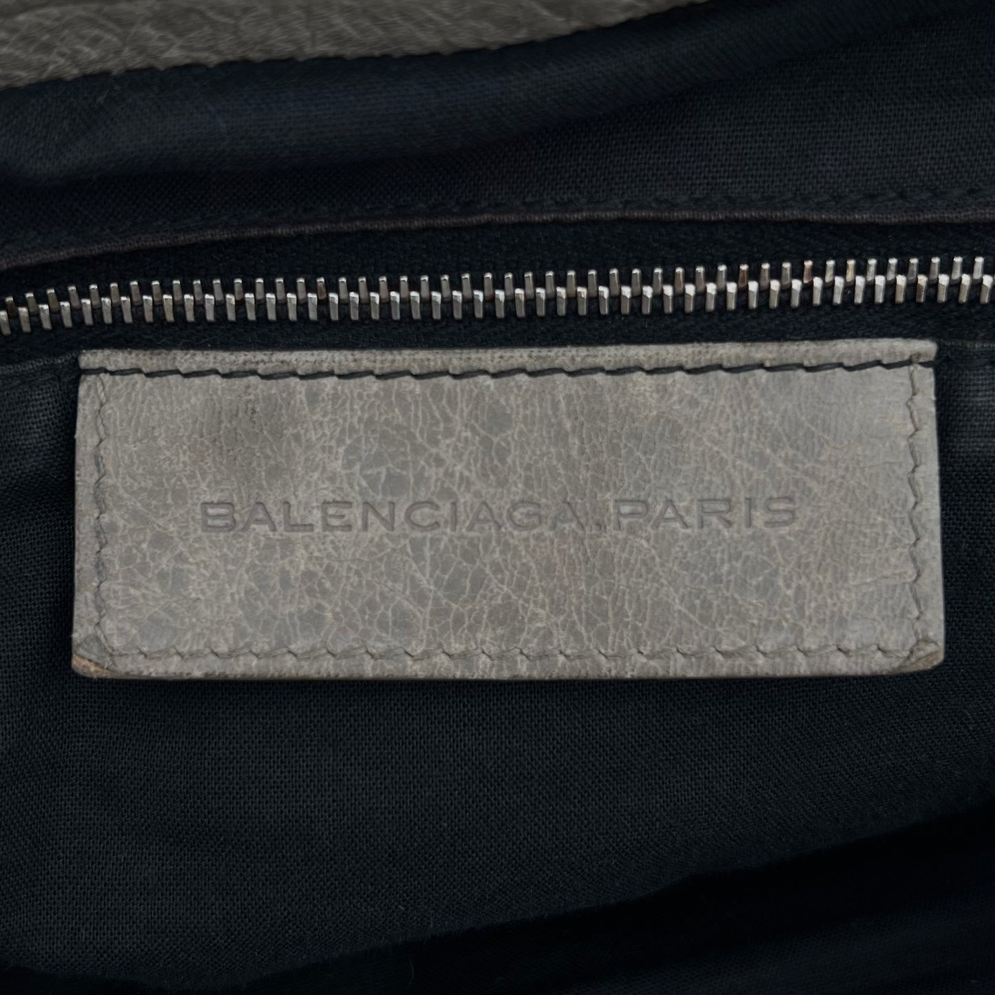 Balenciaga Light Gray Leather Giant 21 City Bag