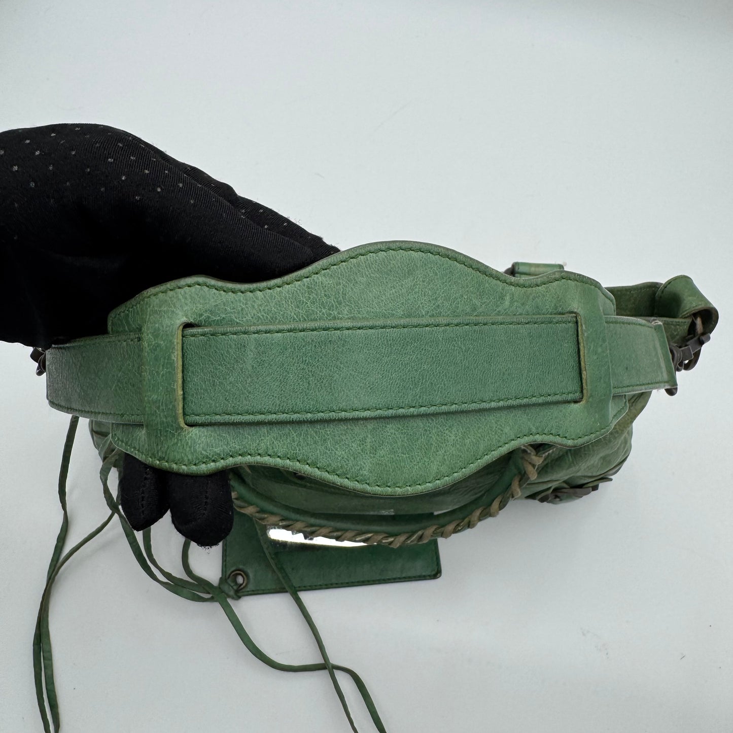 Balenciaga Green Leather Classic First