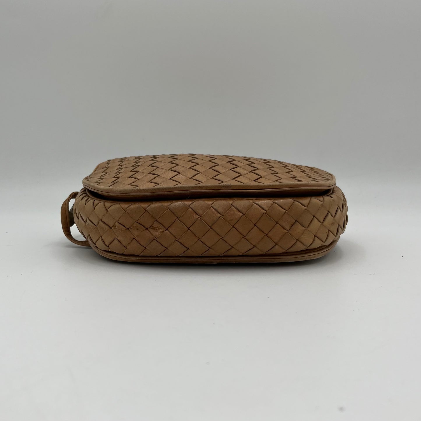 Bottega Veneta Brown Intrecciato Crossbody