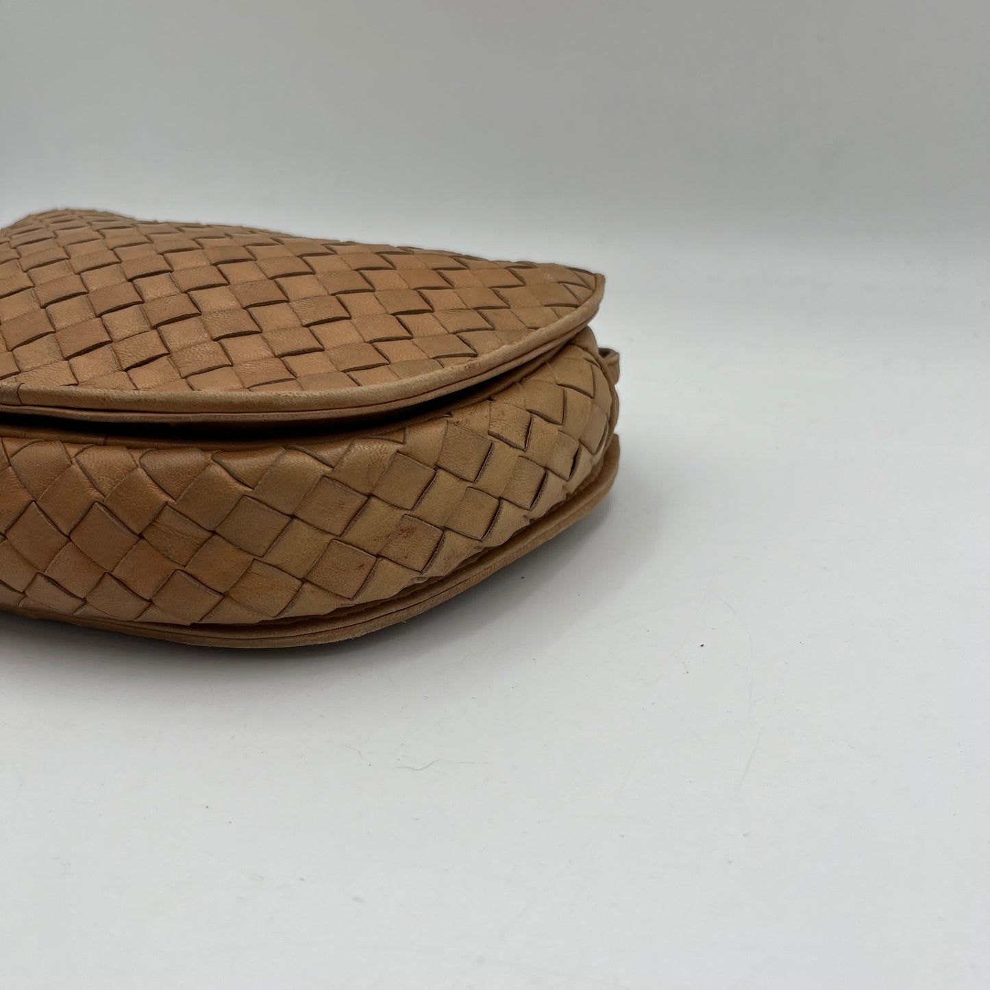 Bottega Veneta Brown Intrecciato Crossbody