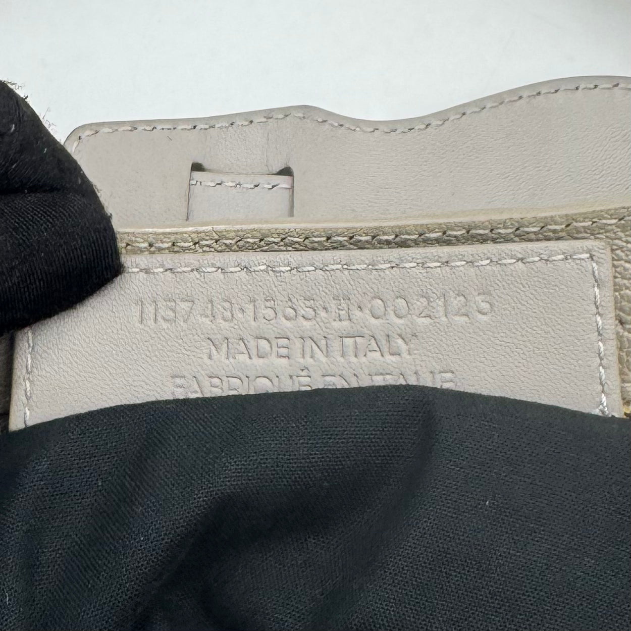 Balenciaga Light Gray Metallic Edge City GHW