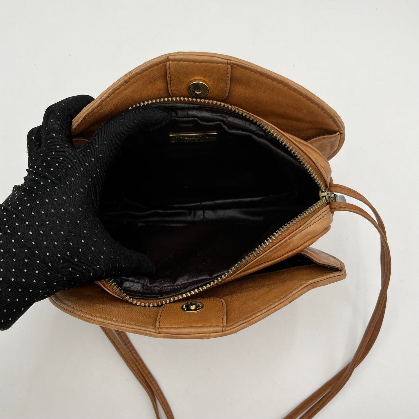 Bottega Veneta Brown Intrecciato Crossbody