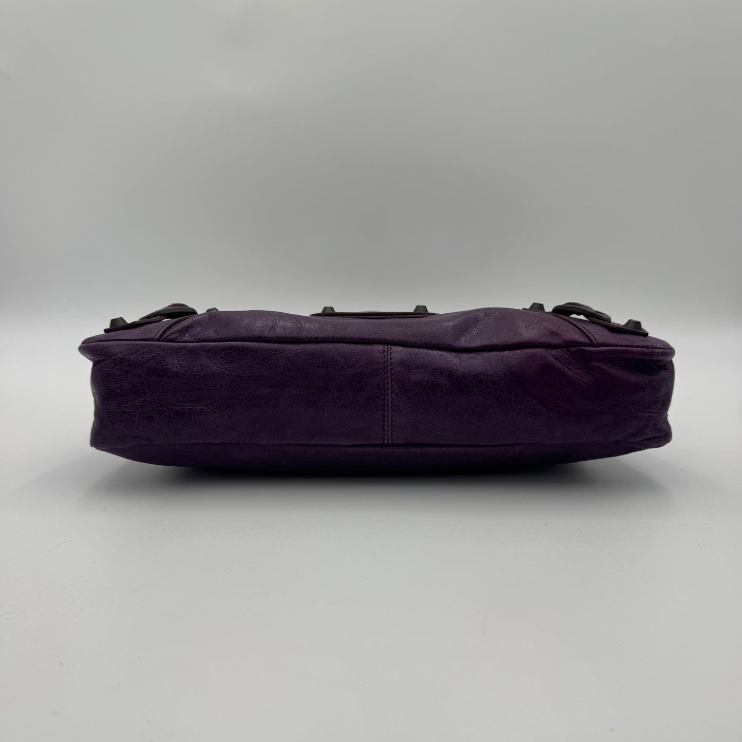 Balenciaga Violet Leather Classic First