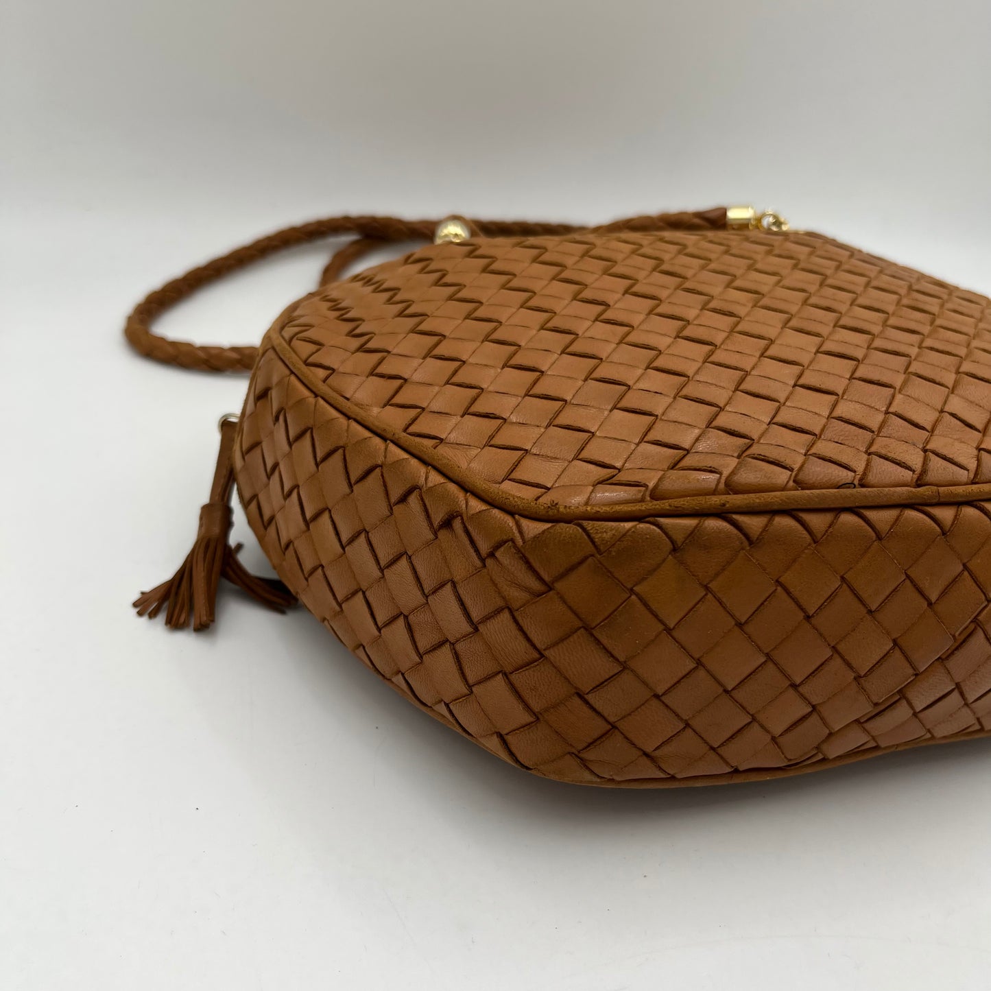 Bottega Veneta Brown Intrecciato Round Sling