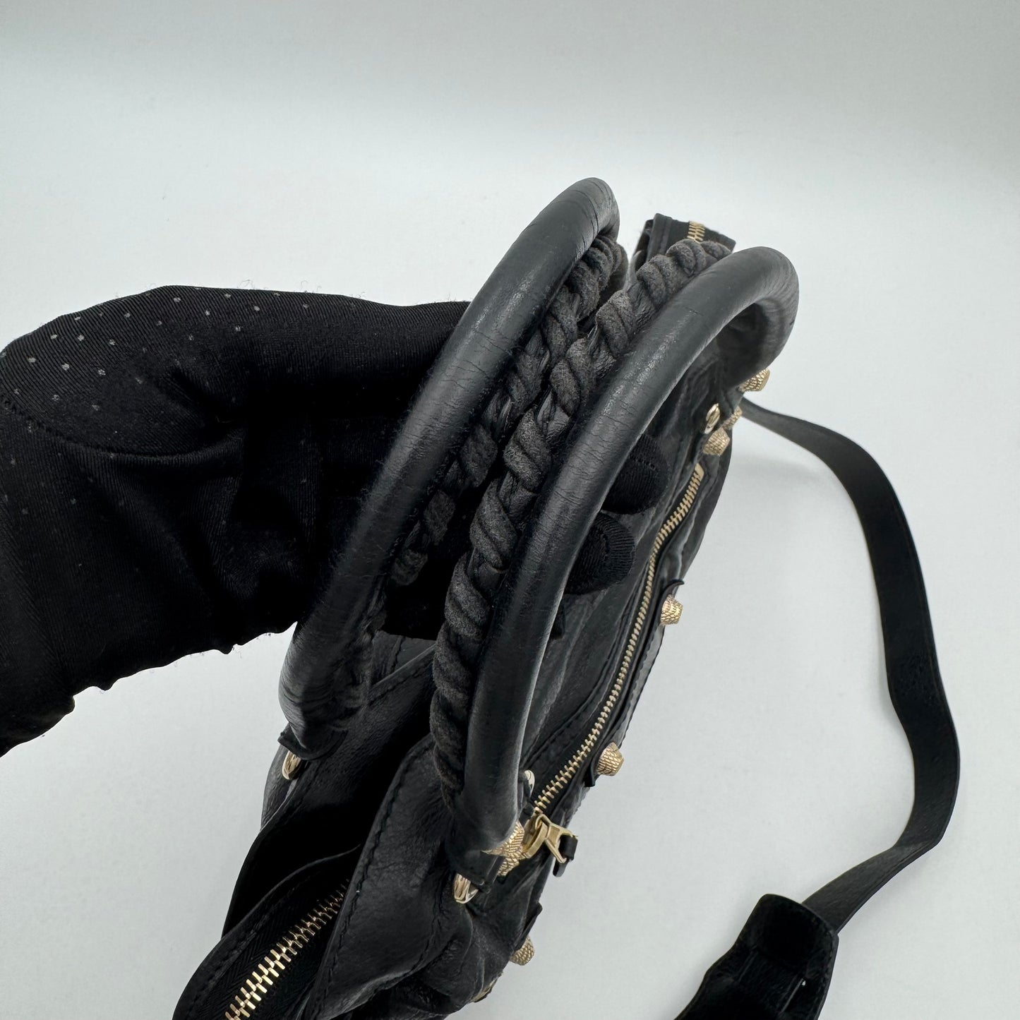 Balenciaga Black Leather Giant 12 Hardware Town (2019)