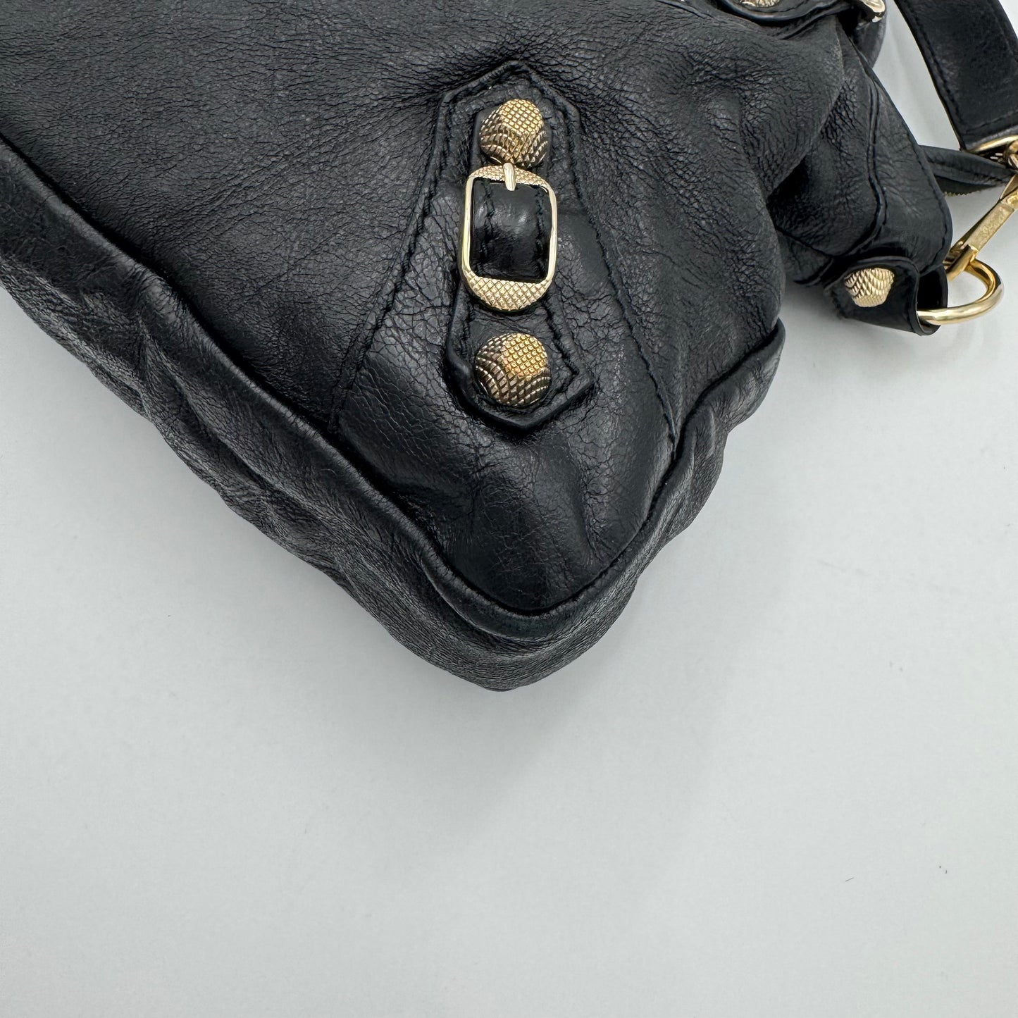 Balenciaga Black Leather Giant 12 Hardware Town (2019)