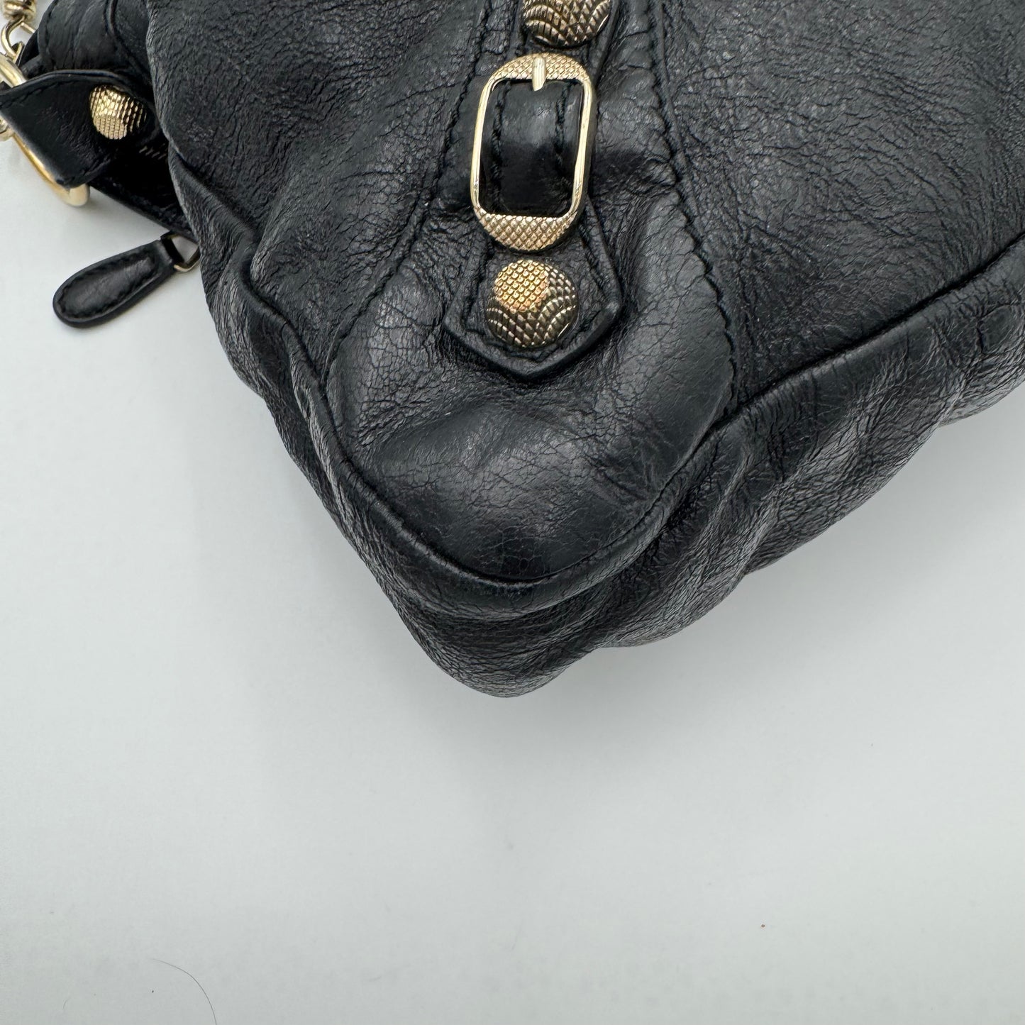 Balenciaga Black Leather Giant 12 Hardware Town (2019)