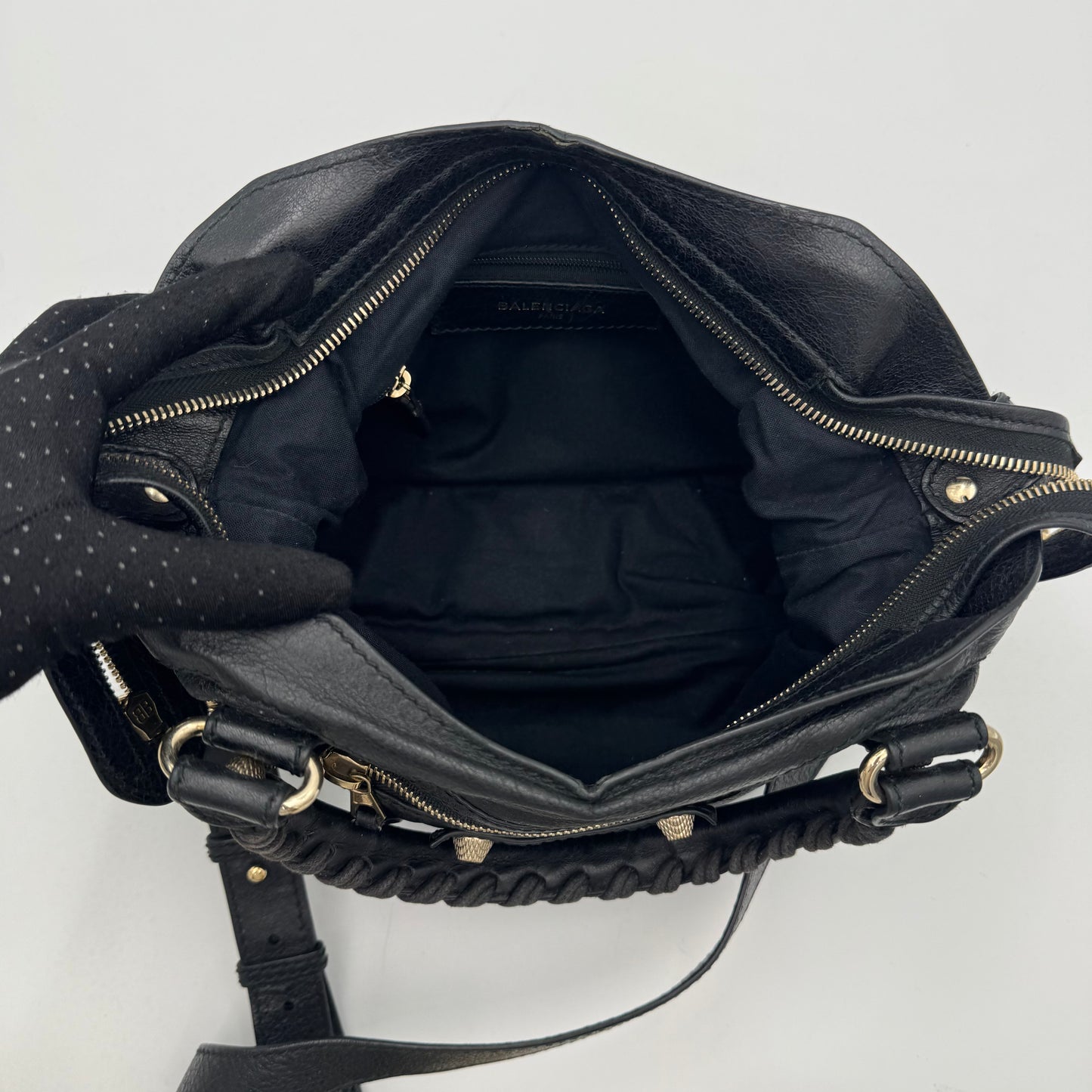 Balenciaga Black Leather Giant 12 Hardware Town (2019)