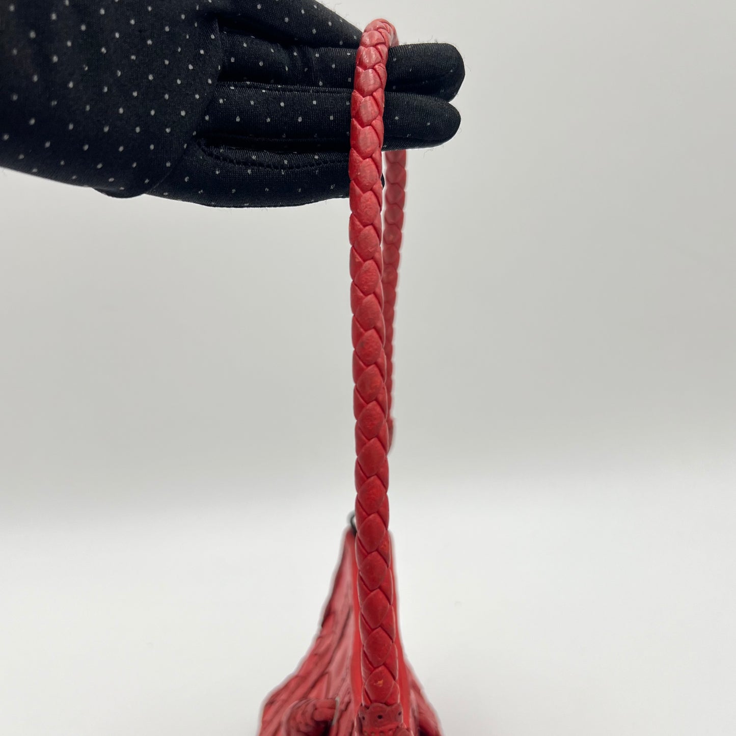 Bottega Veneta Red Intrecciato Pochette