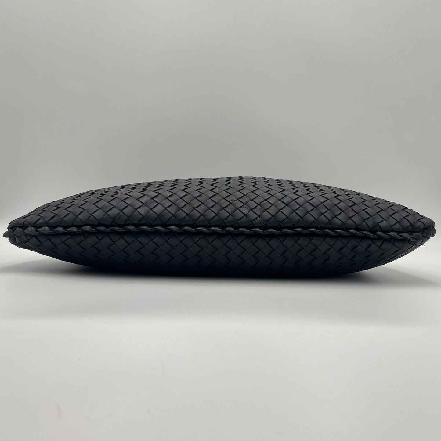 Bottega Veneta Black Intrecciato Large Hobo Bag