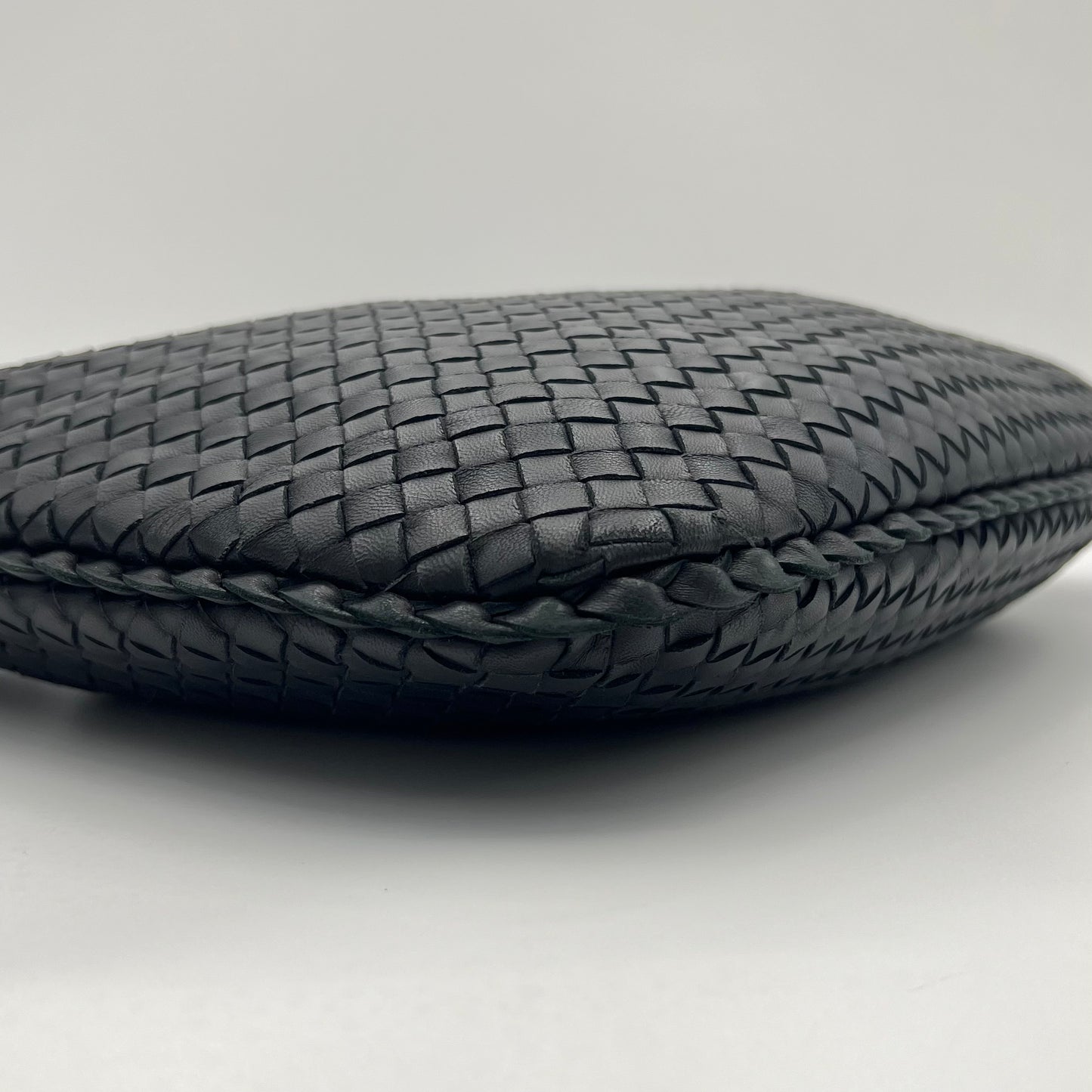 Bottega Veneta Black Intrecciato Large Hobo Bag