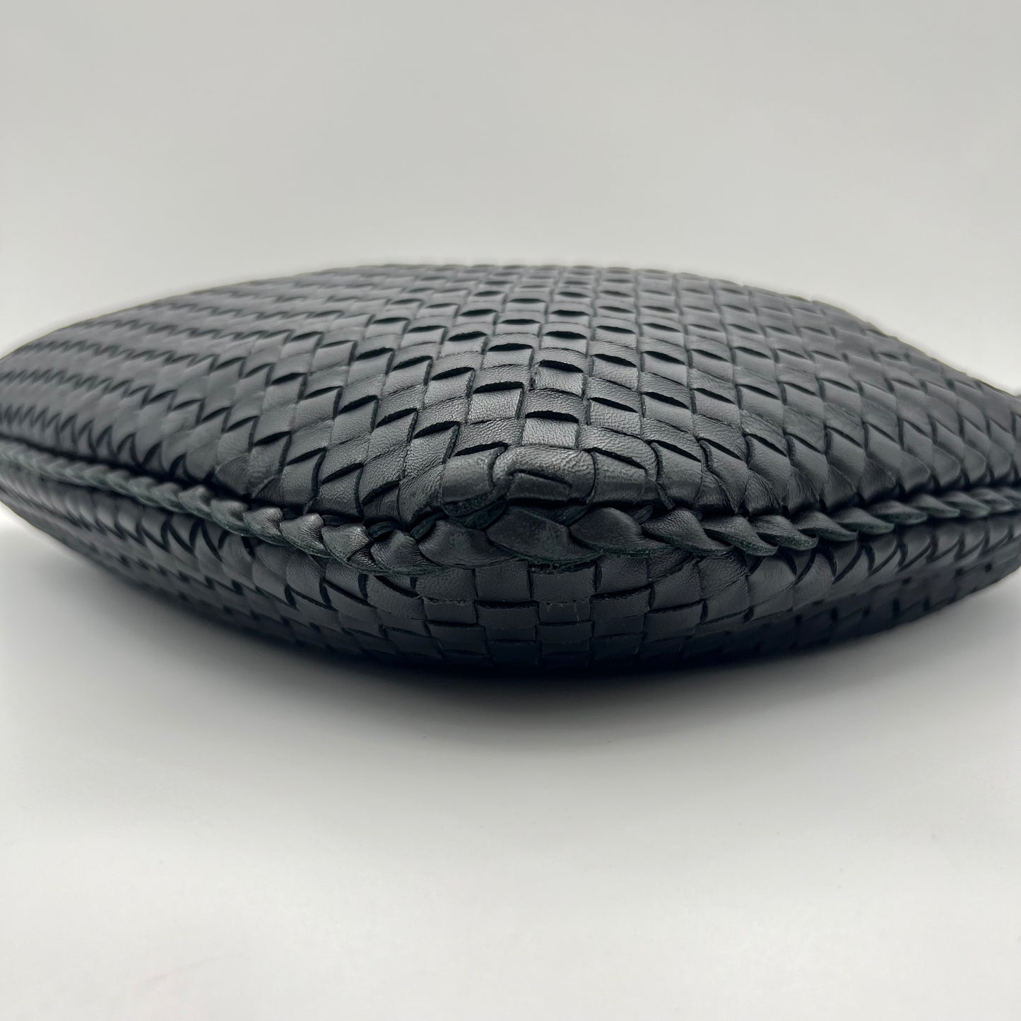 Bottega Veneta Black Intrecciato Large Hobo Bag
