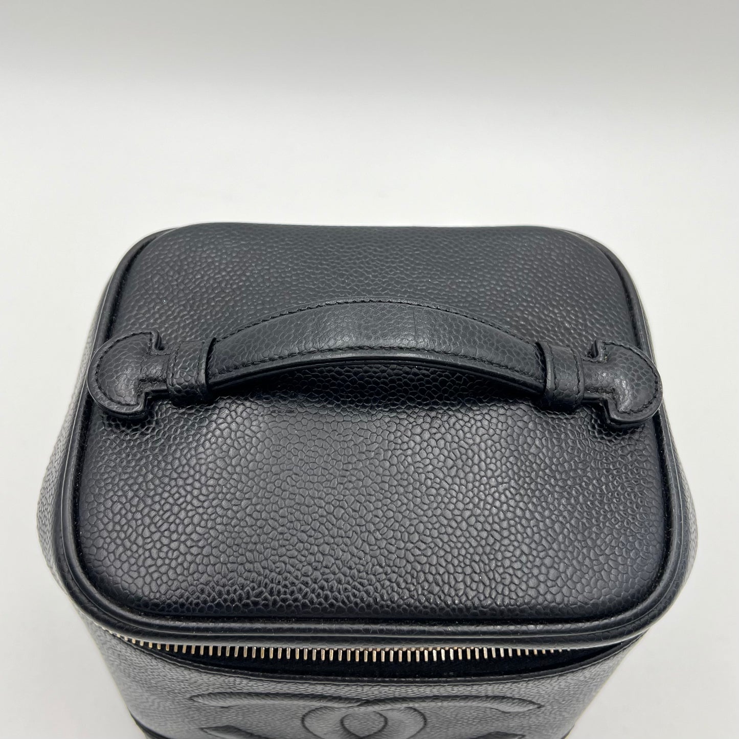Chanel Black Caviar Timeless CC Vanity