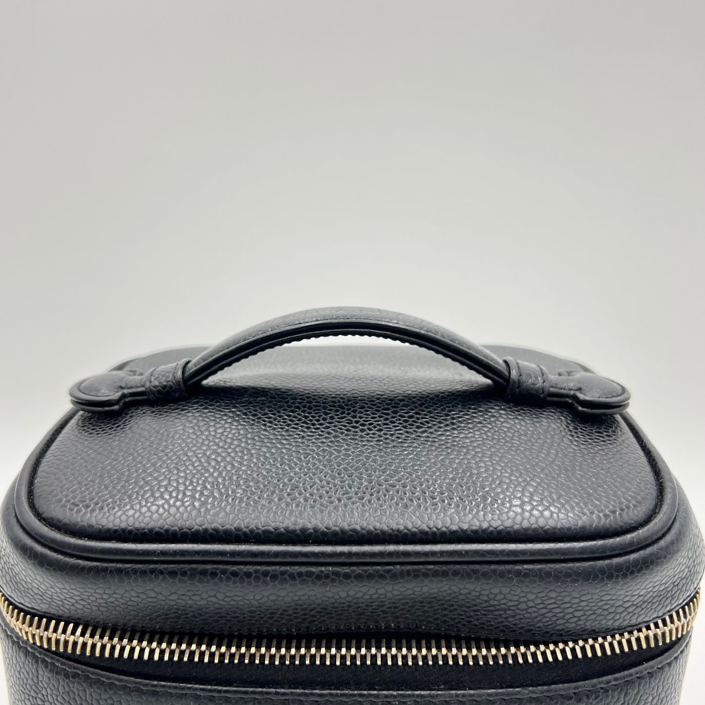 Chanel Black Caviar Timeless CC Vanity
