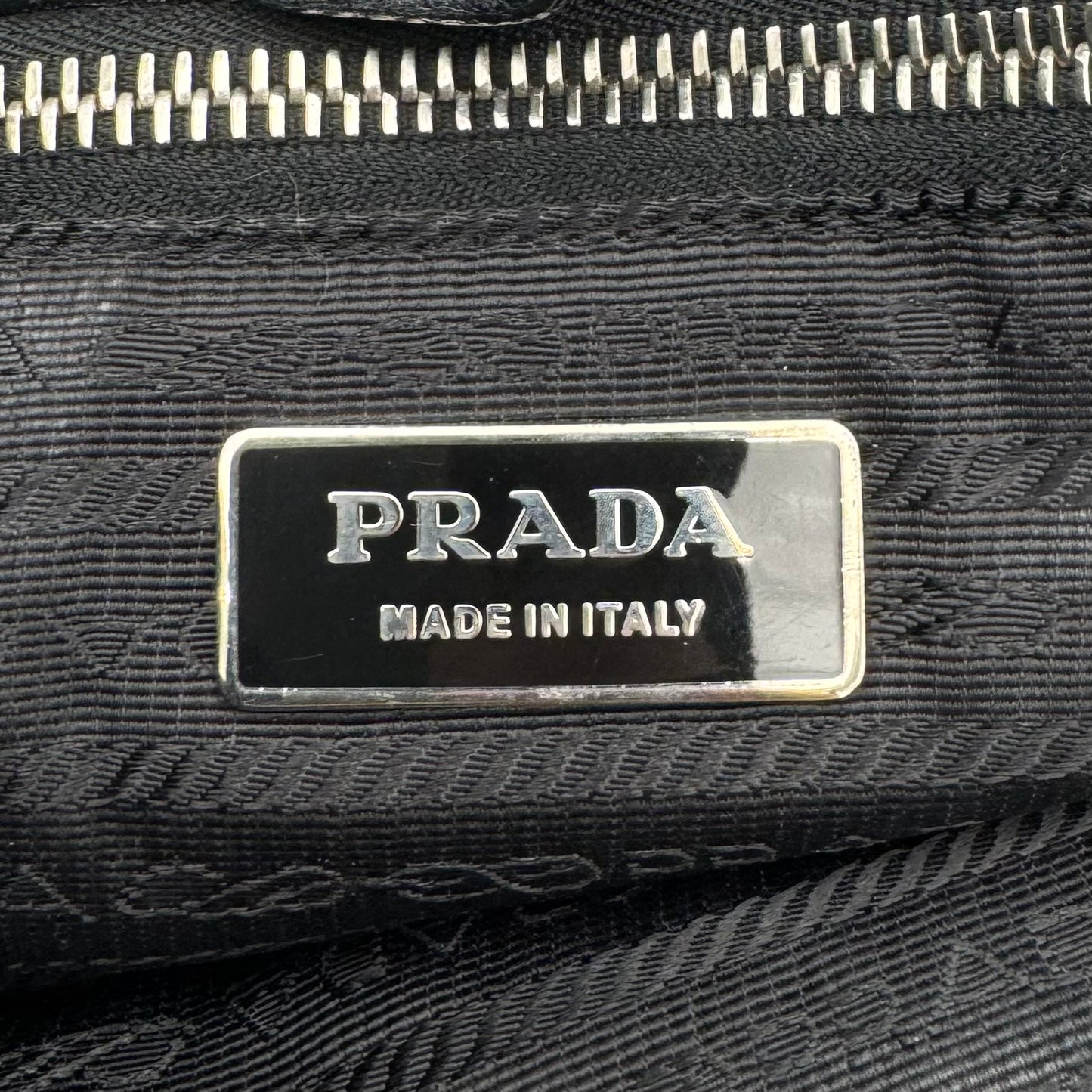 Prada Black Nylon and Leather Bow Tote SHW