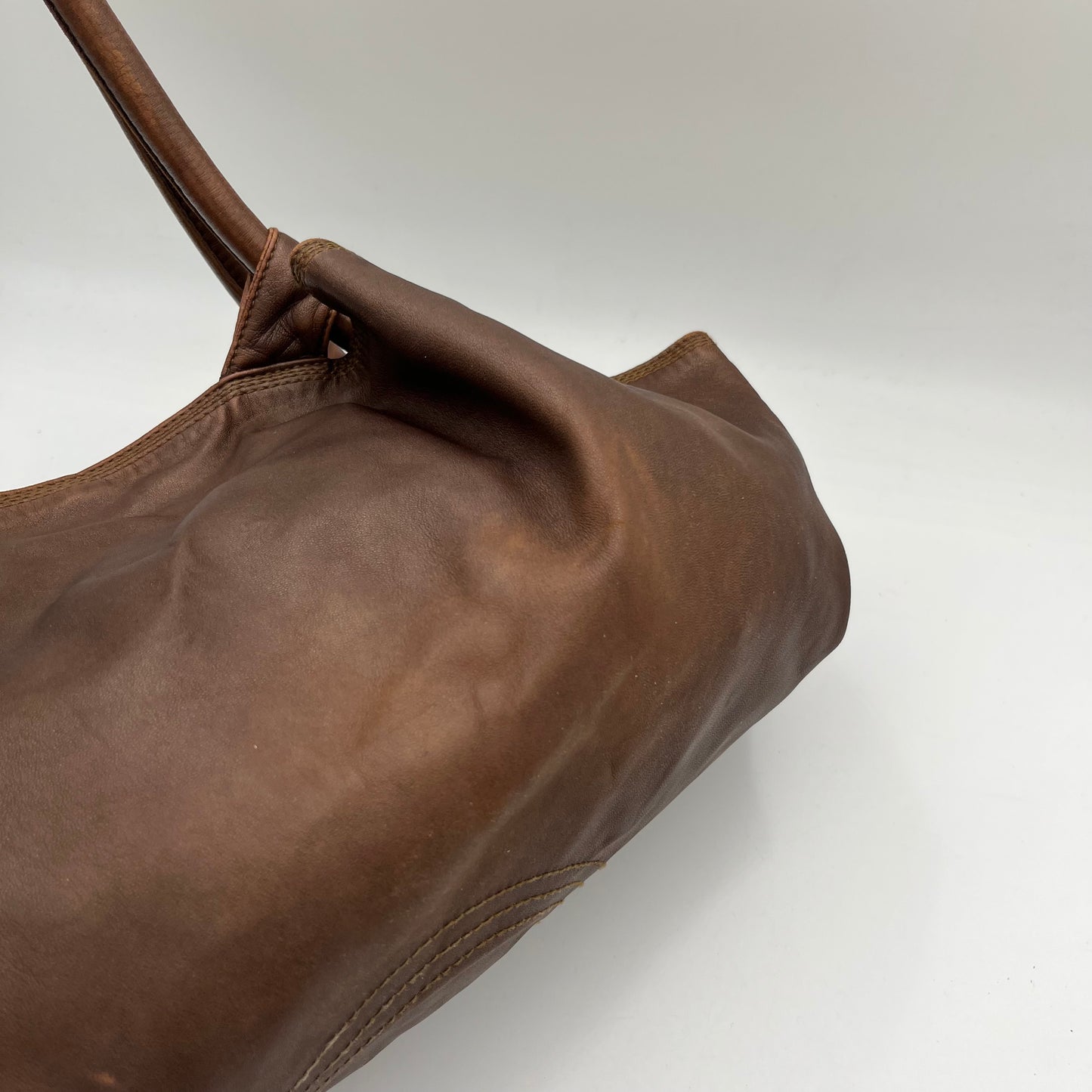 Loewe Brown Nappa Aire Leather Handbag